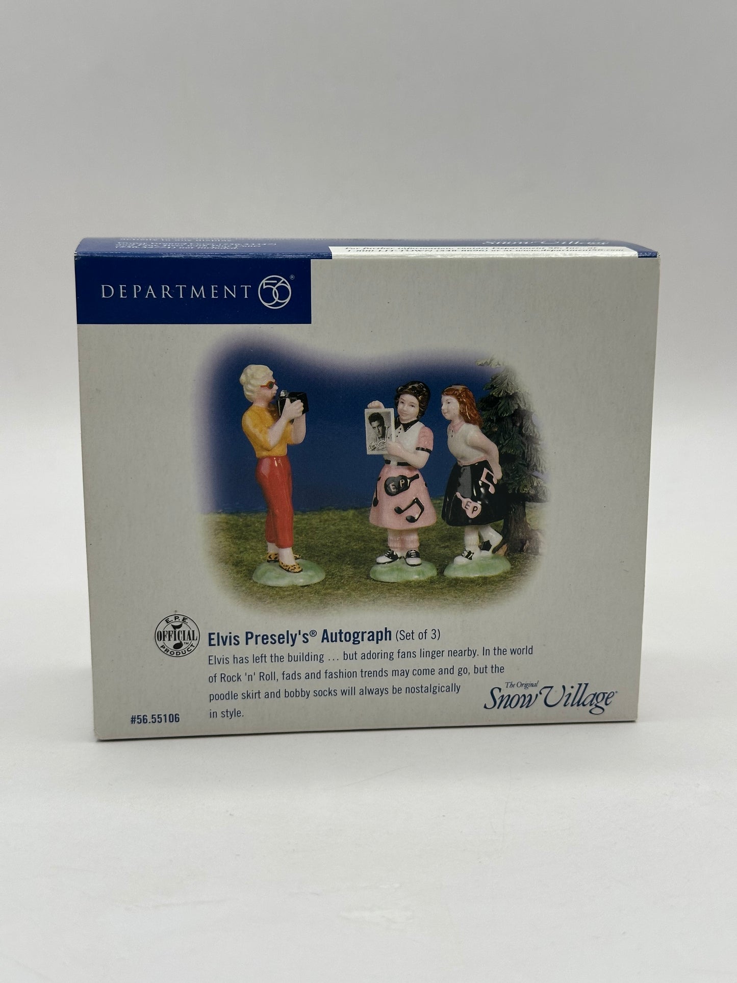 Department 56 - Elvis Presley's Autograph - Original Snow Village