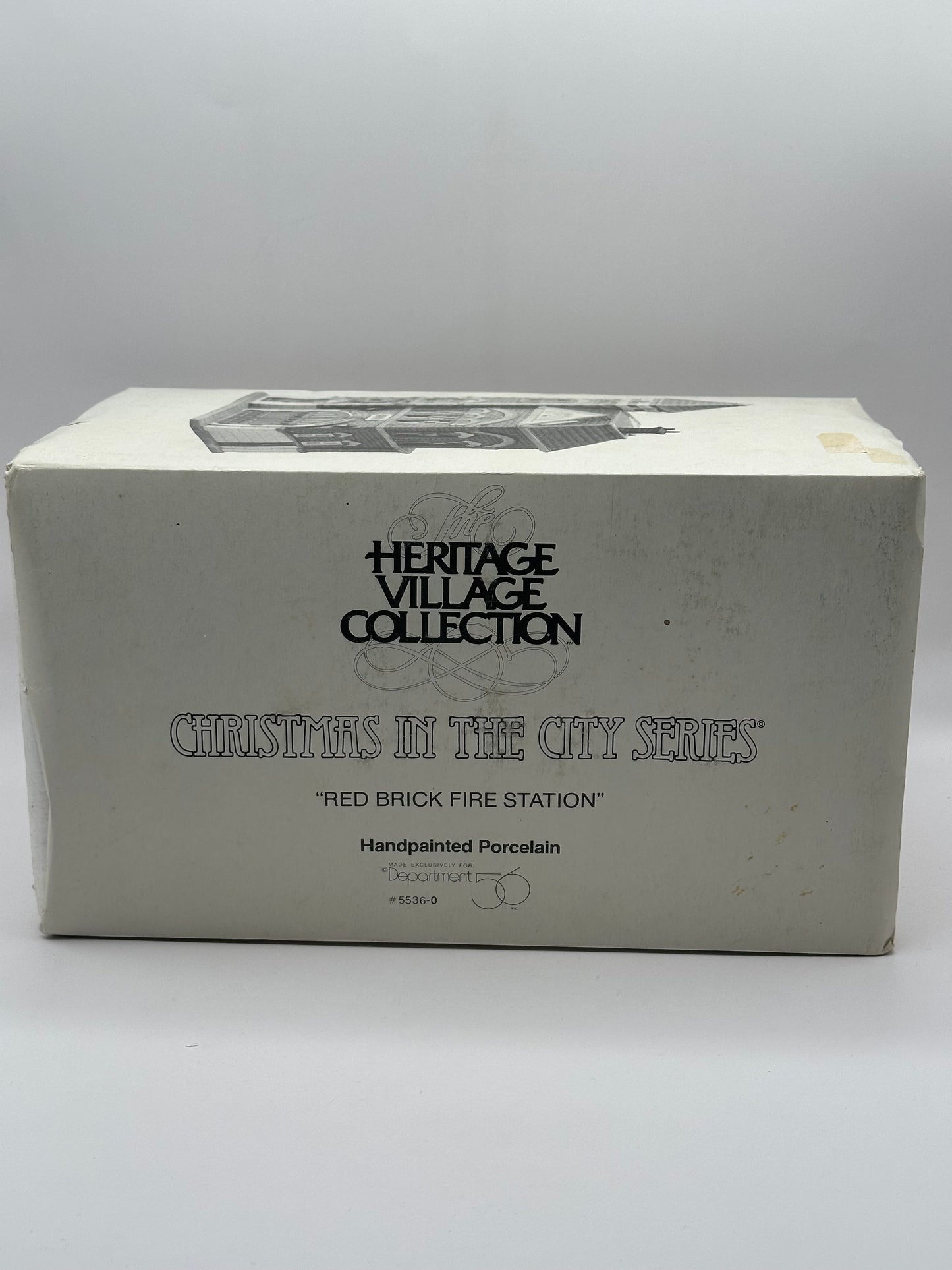 Department 56 – Red Brick Fire Station – Christmas in the City