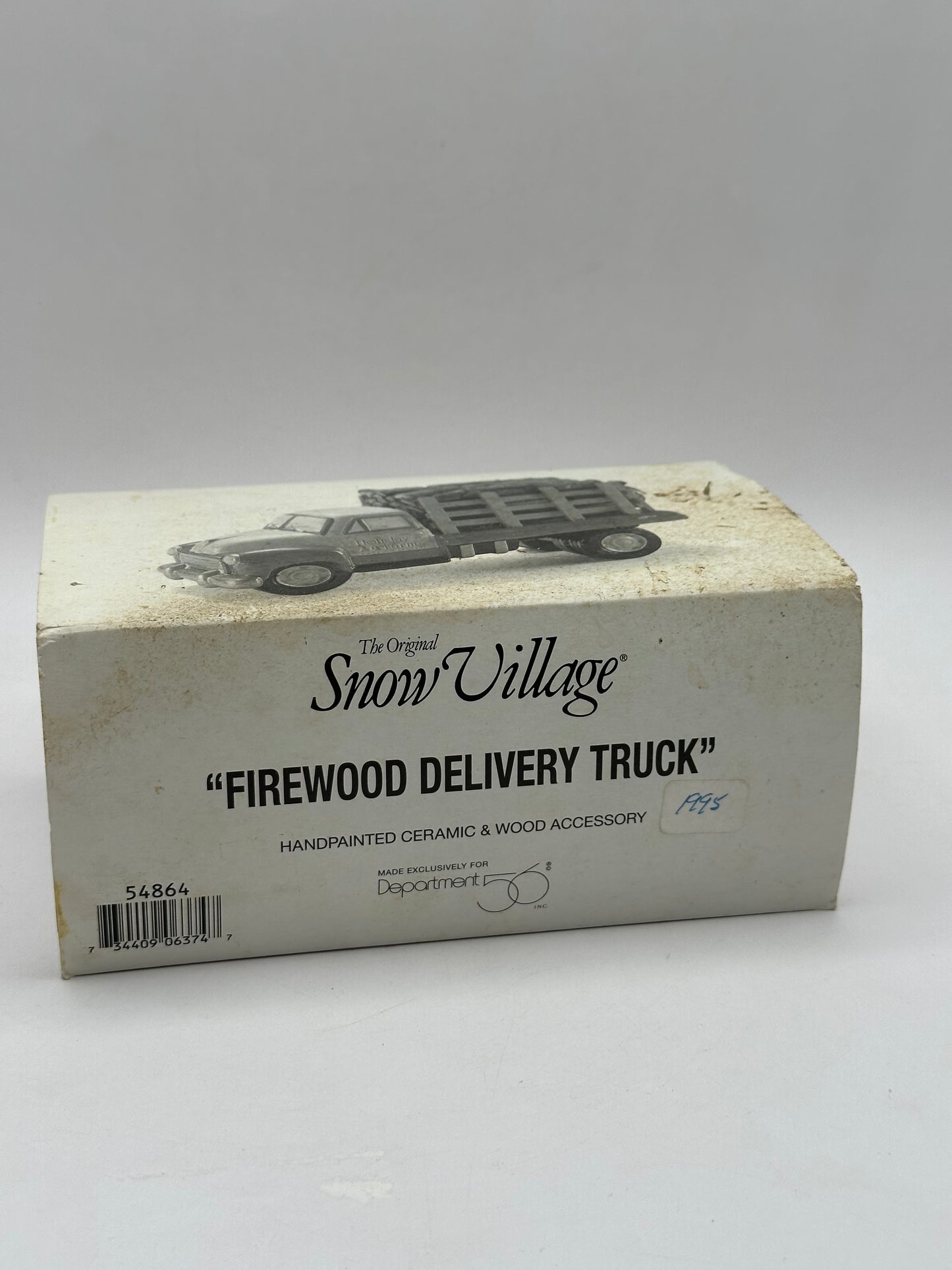 Department 56 - Firewood Delivery Truck - Original Snow Village
