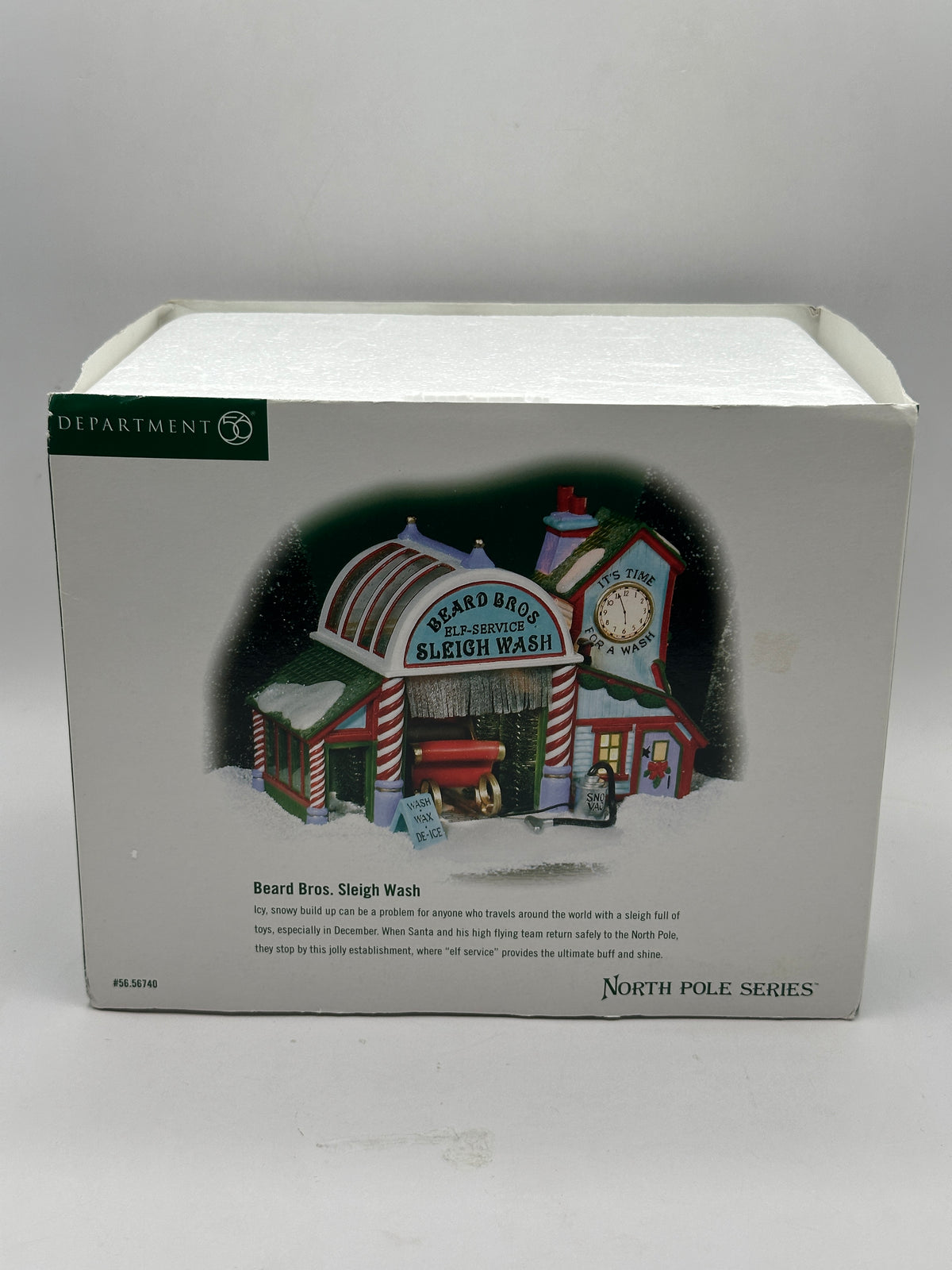 Department 56 - Beard Bros. Sleigh Wash - North Pole Series