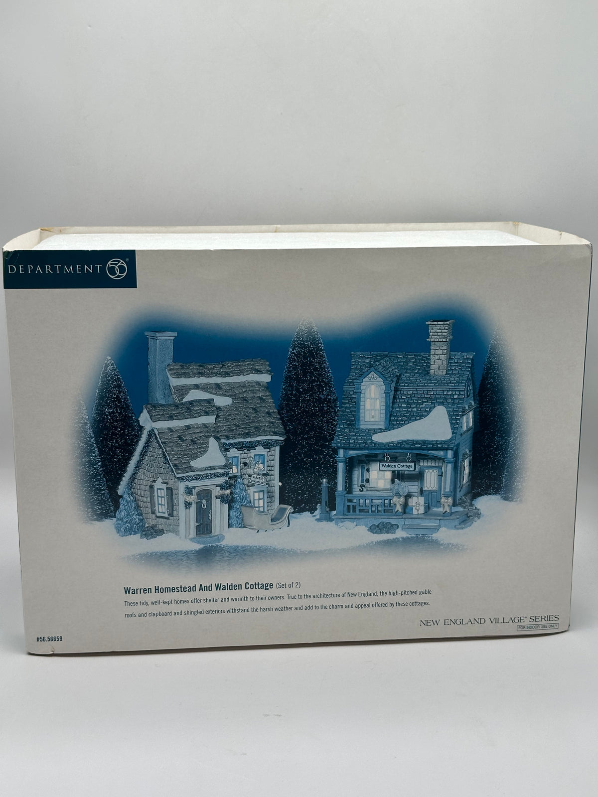 Department 56 - Warren Homestead & Walden Cottage - New England Village