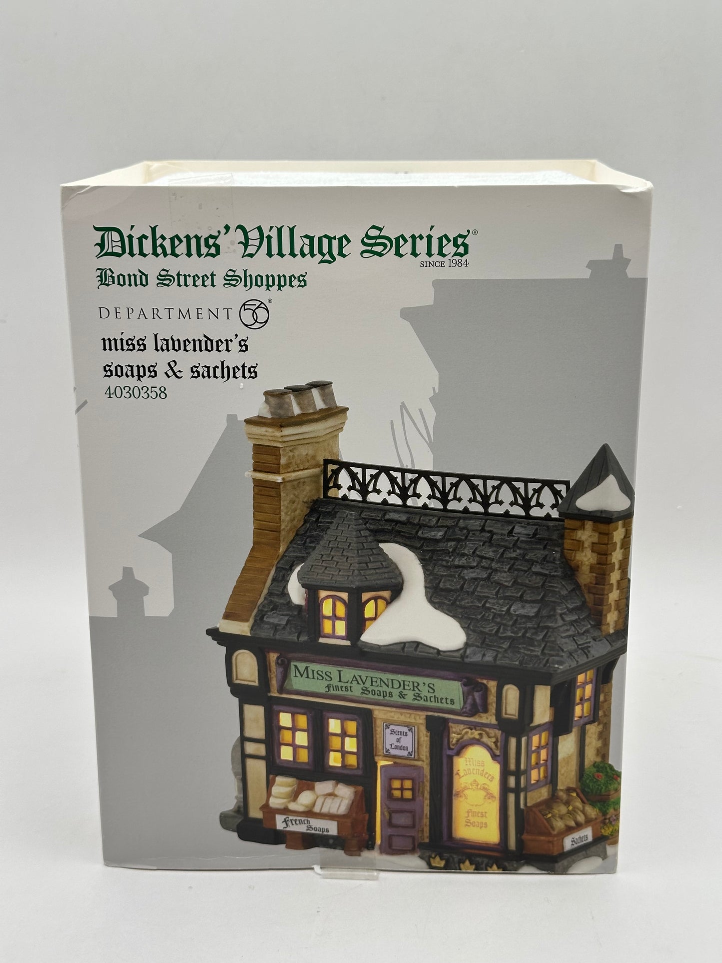Department 56 - Miss Lavender's Soaps & Sachets - Dickens' Village