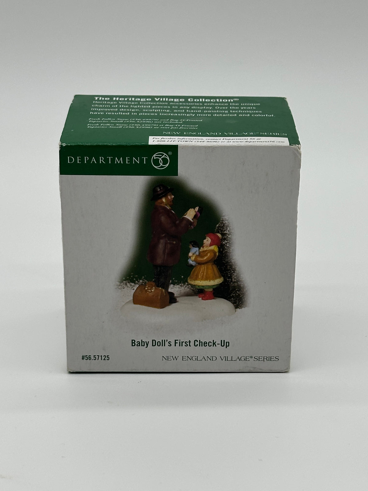 Department 56 - Baby Doll's First Check-Up - New England Village (Base Painted)