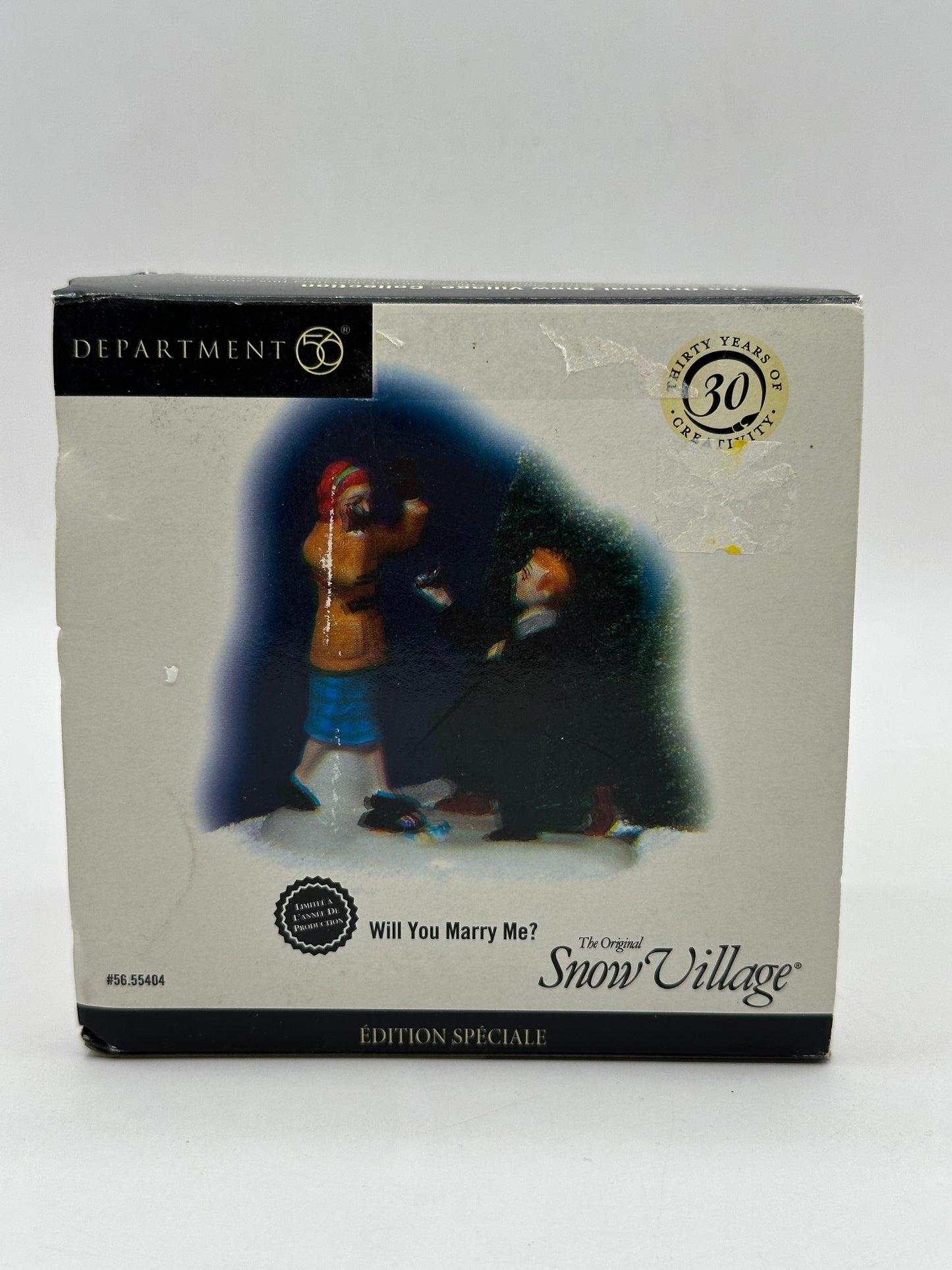 Department 56 - Will You Marry Me? - Original Snow Village