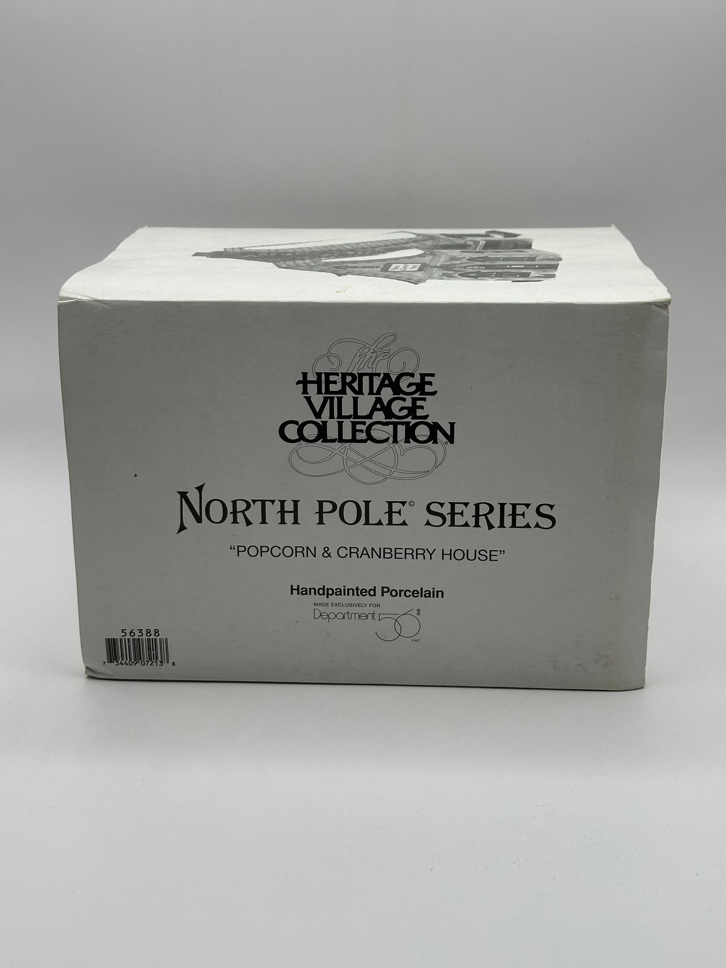 Dept 56 North Pole Popcorn & Cranberry House