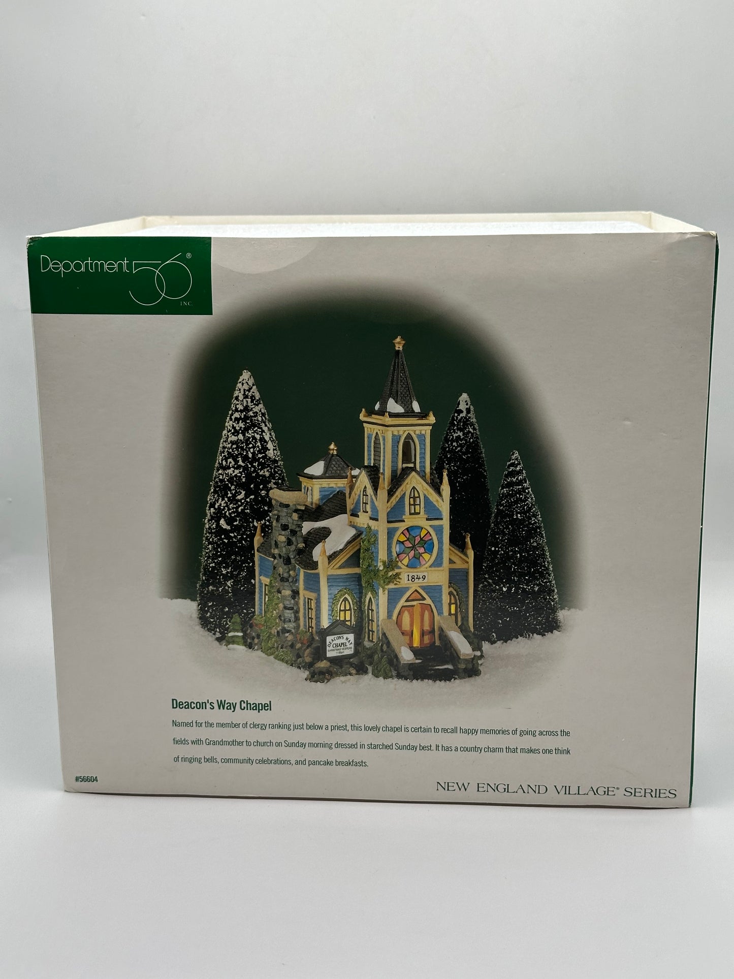 Department 56 - Deacon's Way Chapel - New England Village