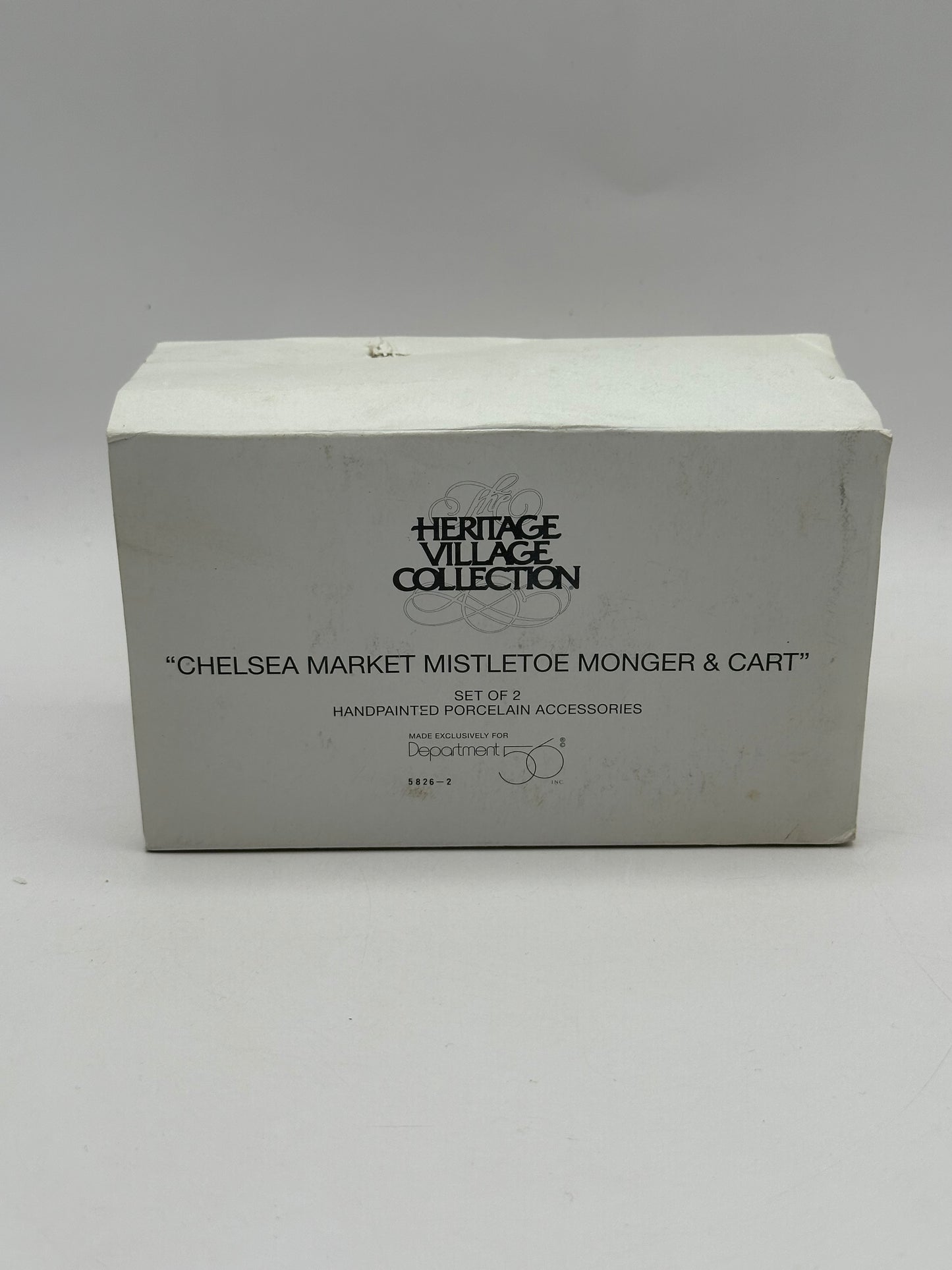 Department 56 - Chelsea Market Mistletoe Monger & Cart - Dickens’ Village