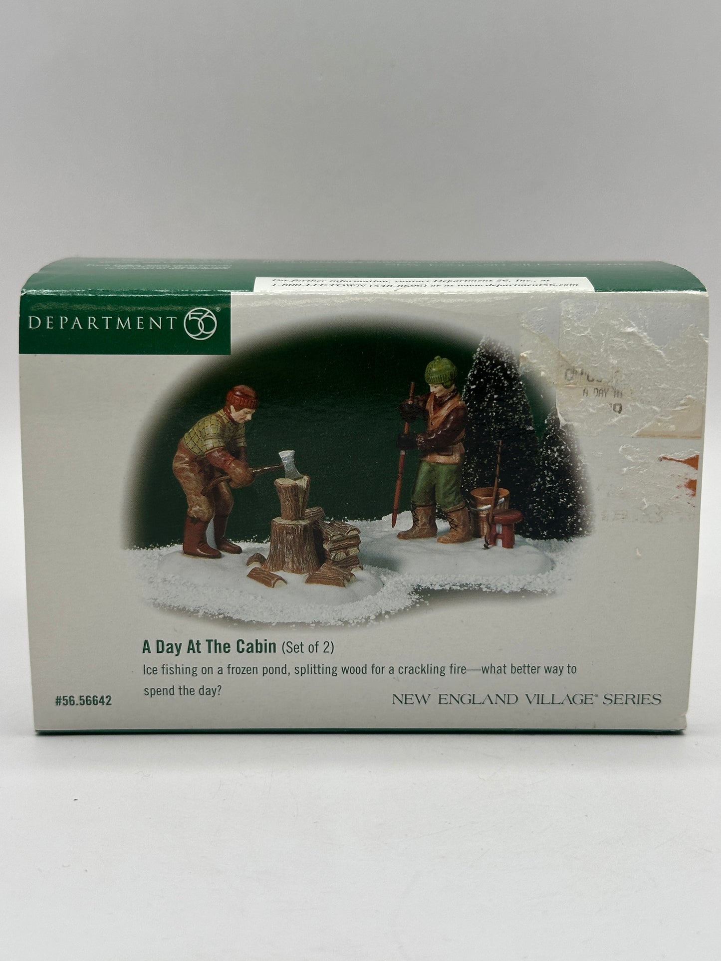 Department 56 - A Day At The Cabin - New England Village