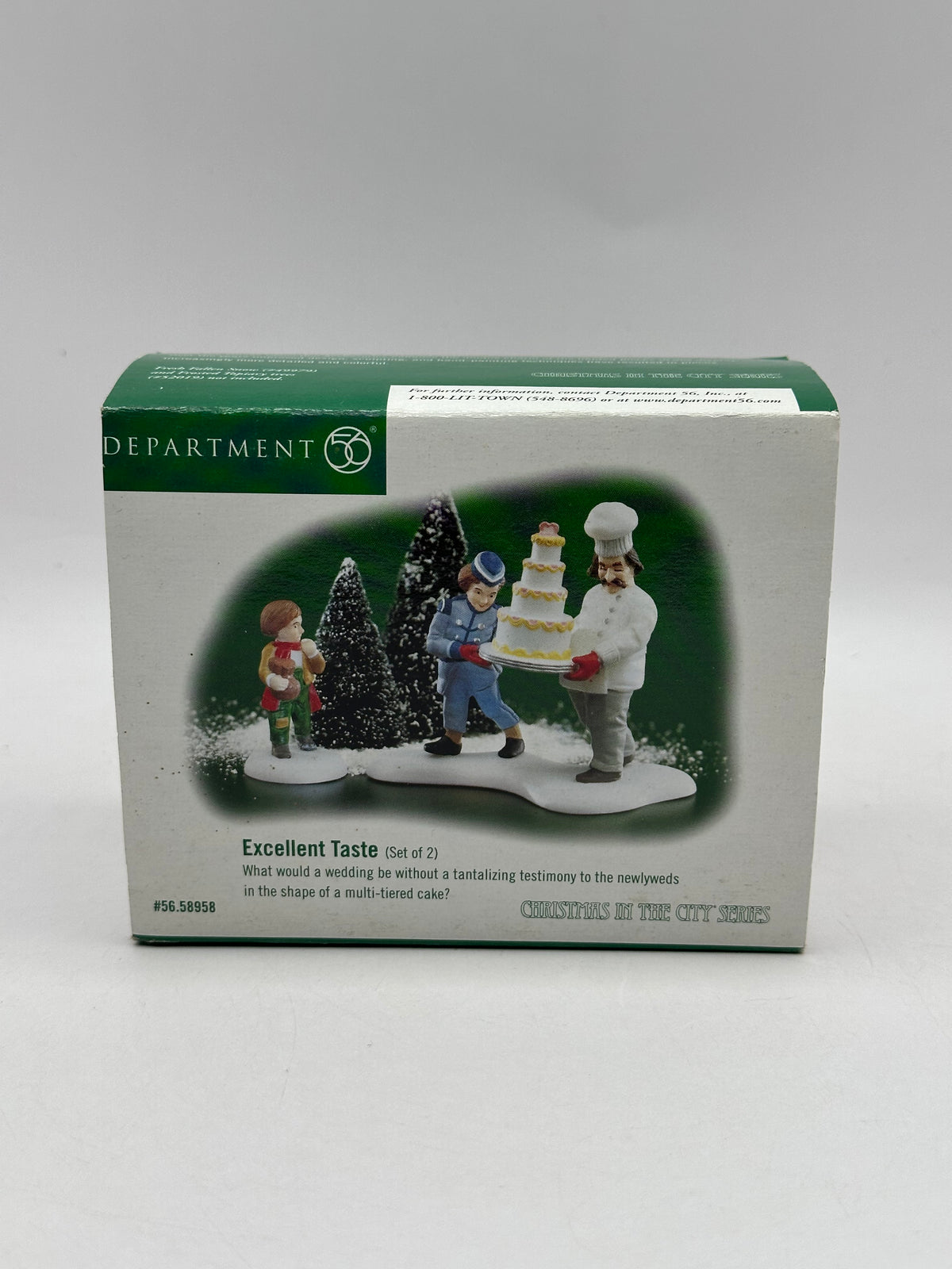 Department 56 - Excellent Taste - Christmas in the City