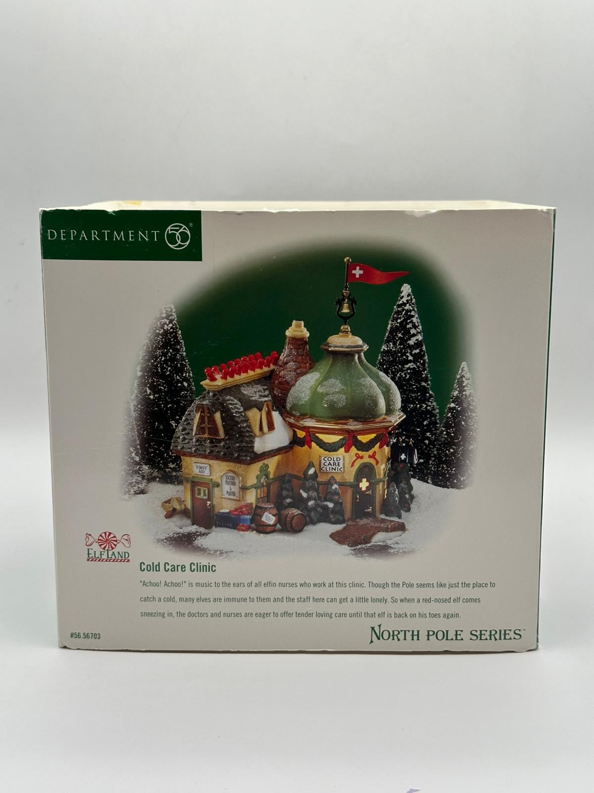 Department 56 - 'Elf Land' Cold Care Clinic - North Pole Series