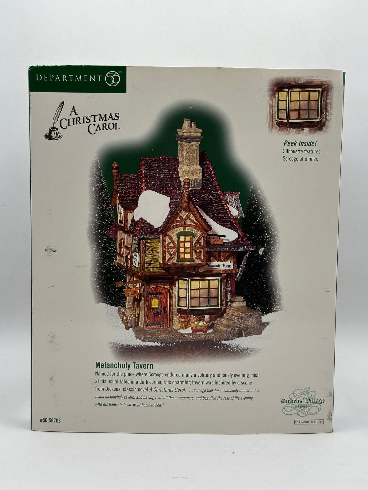 Department 56 - Melancholy Tavern (A Christmas Carol) - Dickens’ Village