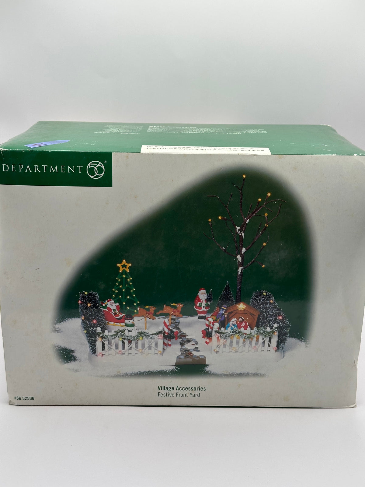 Department 56 - Festive Front Yard - Original Snow Village