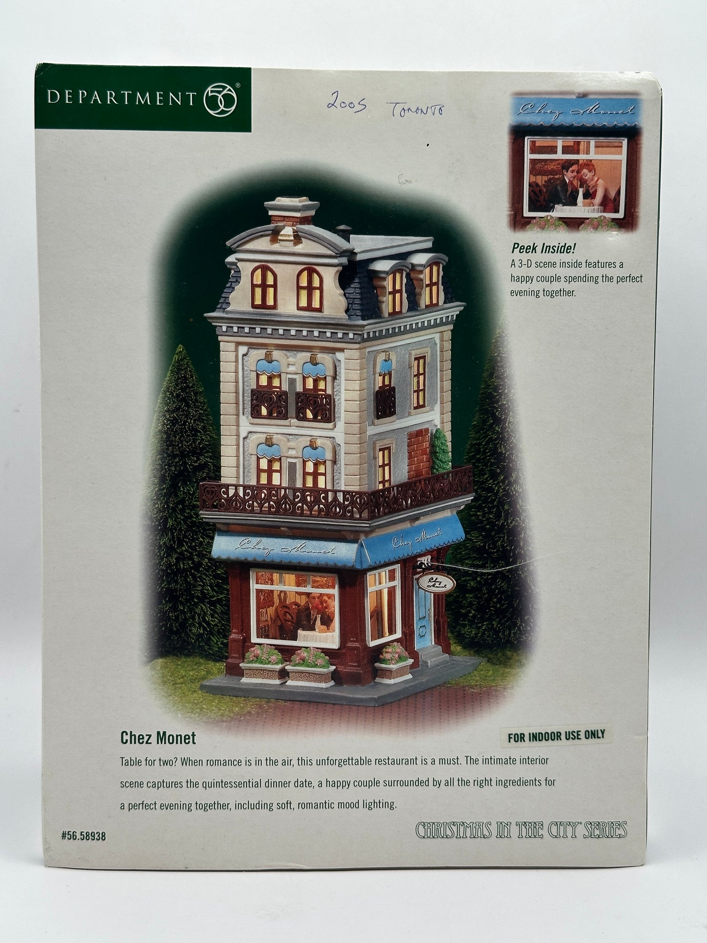 Department 56 - Chez Monet - Christmas in the City