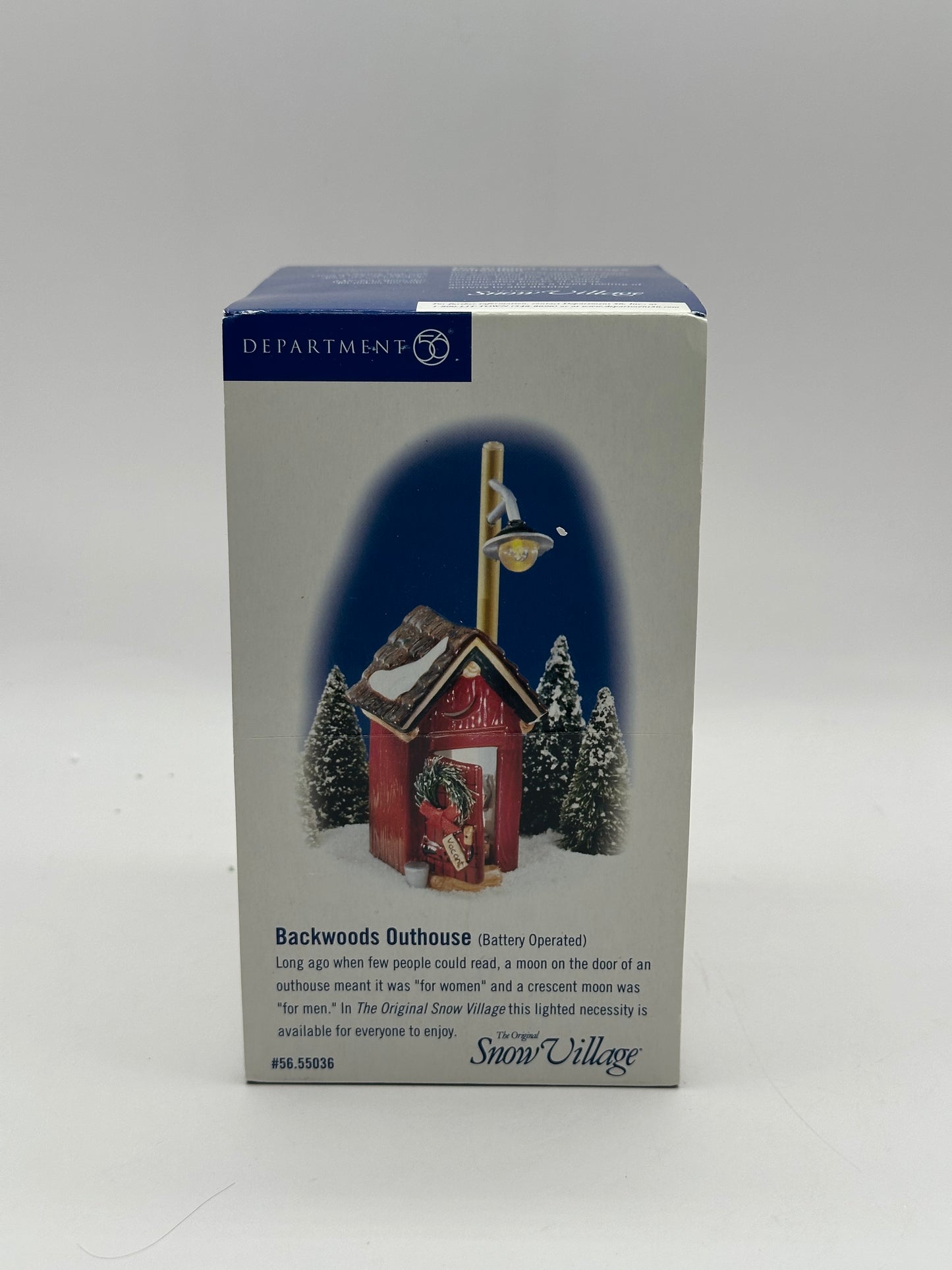 Department 56 - Backwoods Outhouse - Original Snow Village