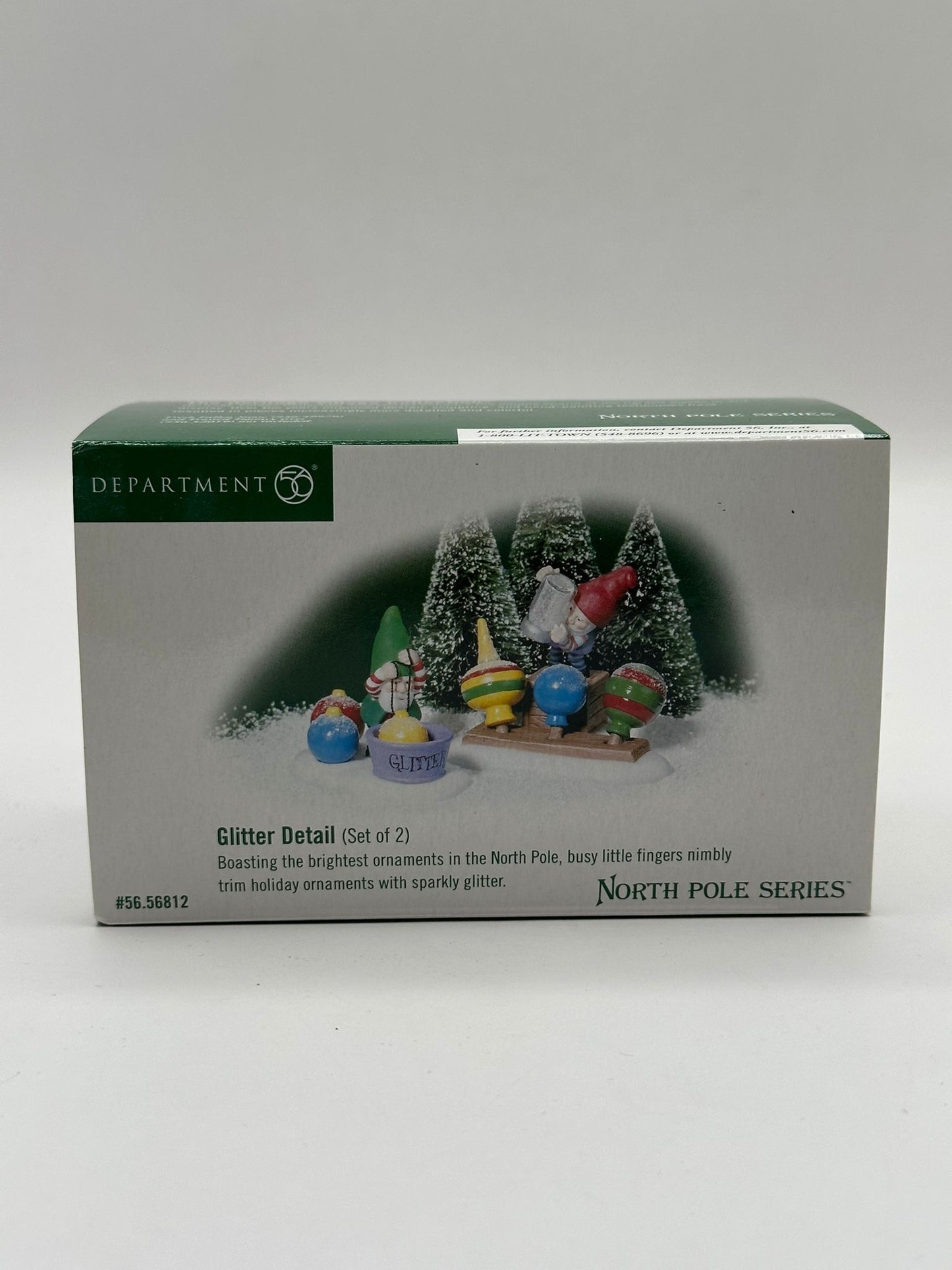Department 56 - Glitter Detail - North Pole Series