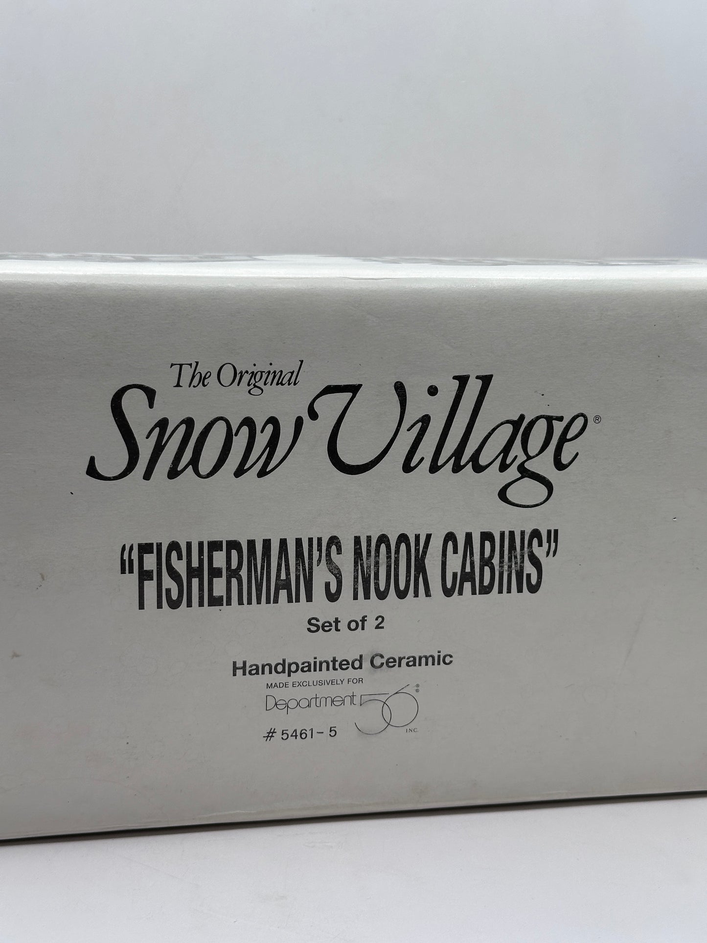 Department 56 - Fisherman's Nook Cabins - Original Snow Village