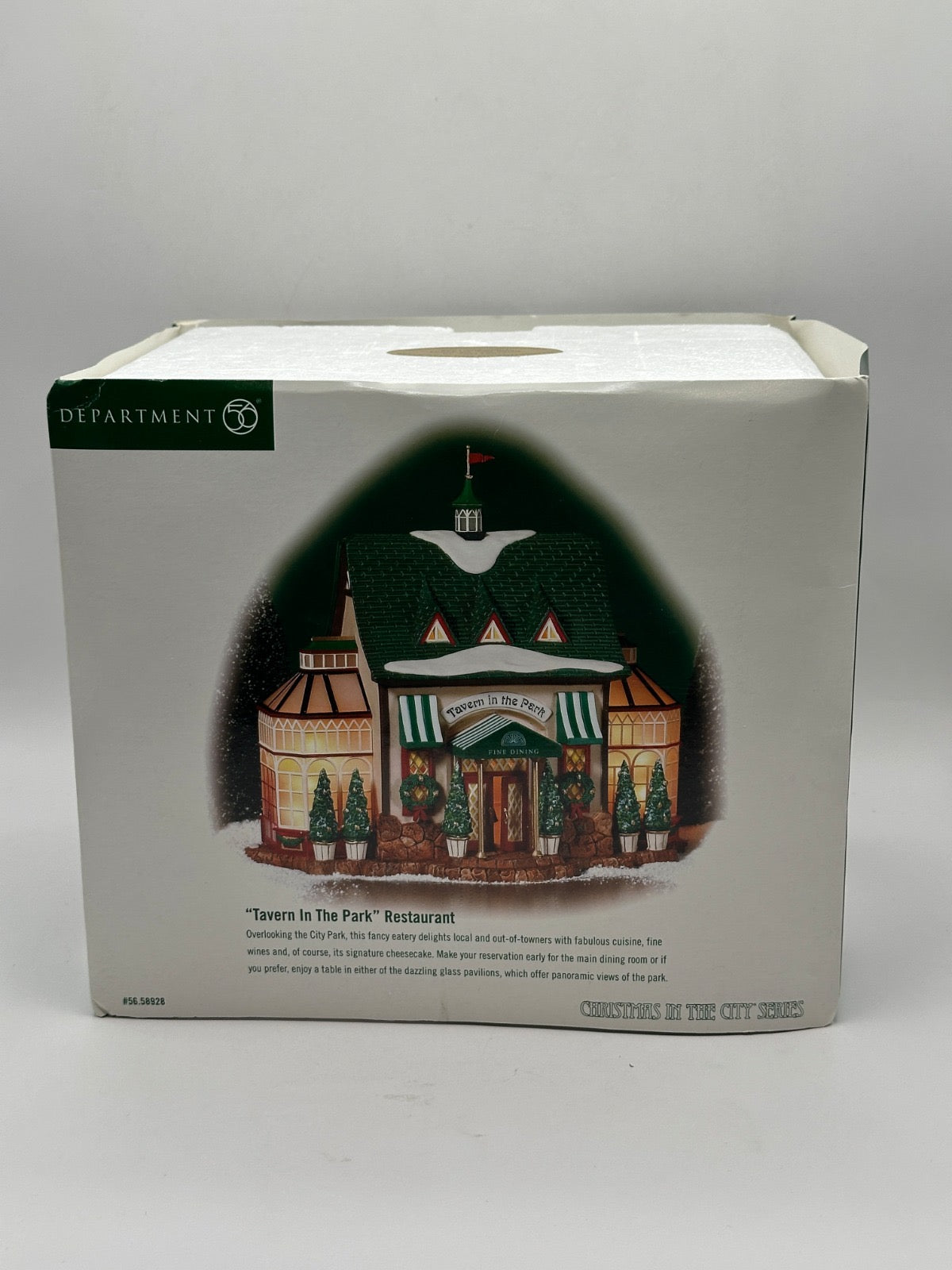 Department 56 - "Tavern In The Park" Restaurant - Christmas in the City