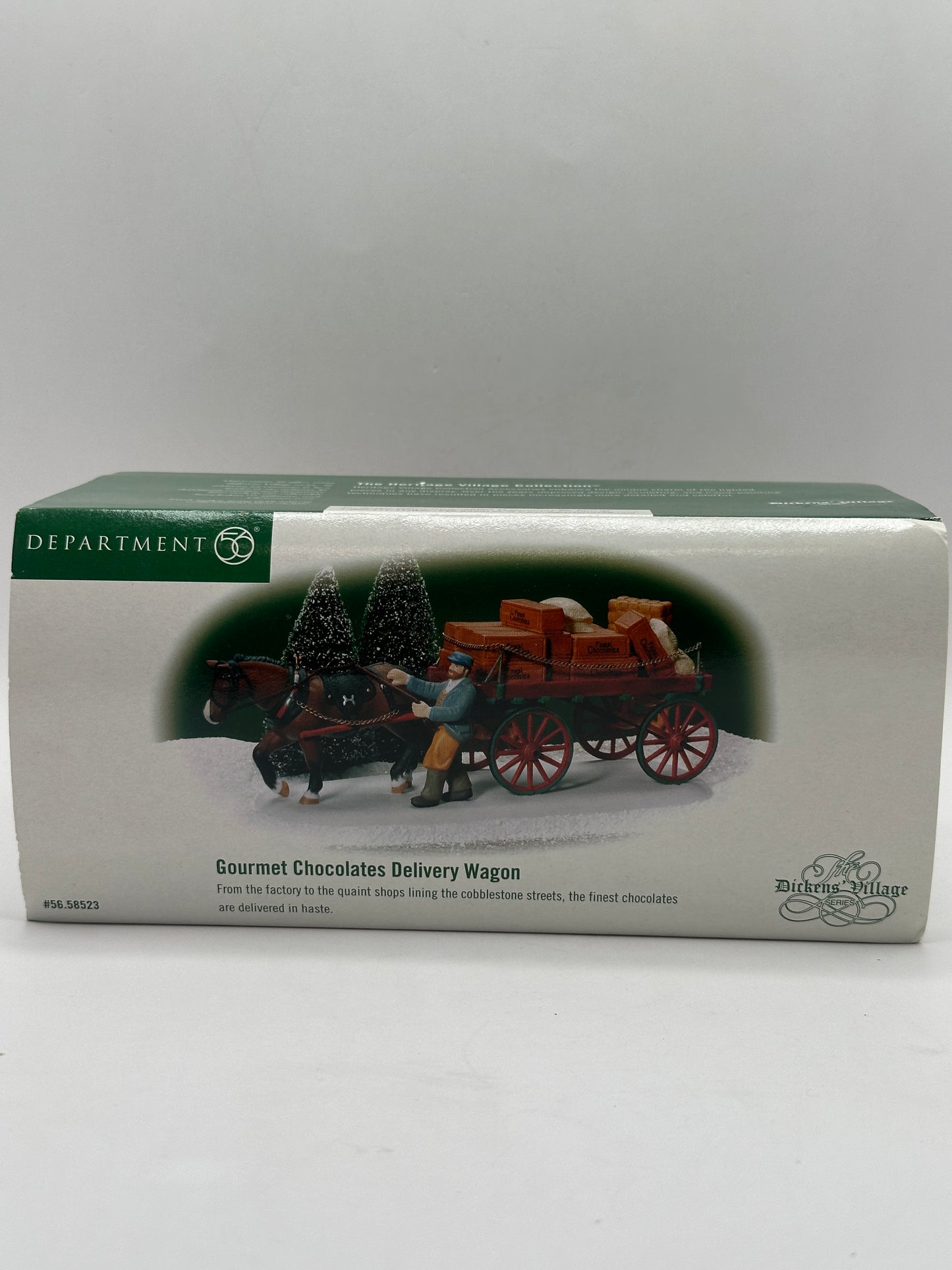 Department 56 - Gourmet Chocolates Delivery Wagon - Dickens' Village