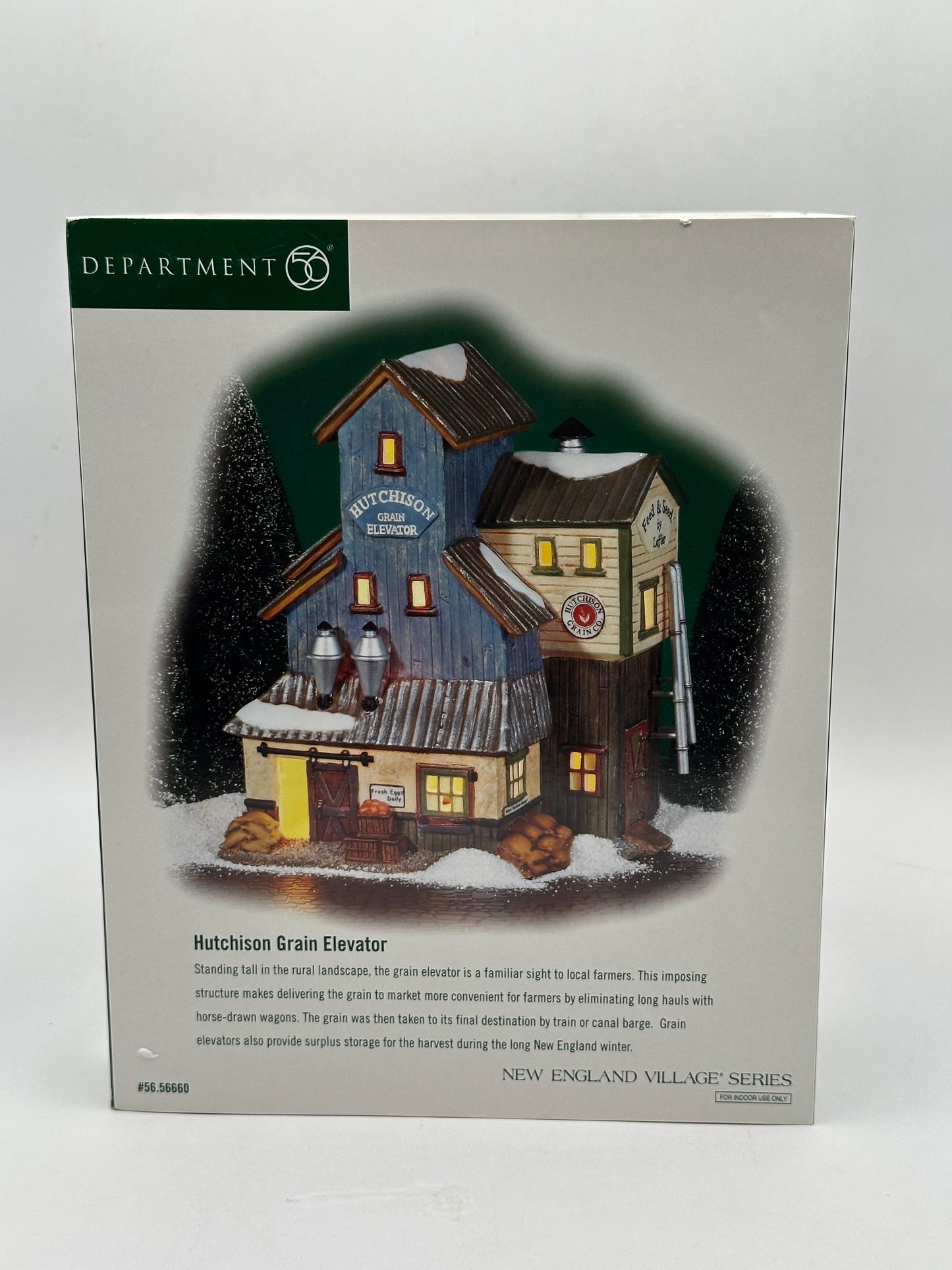 Department 56 - Hutchison Grain Elevator - New England Village
