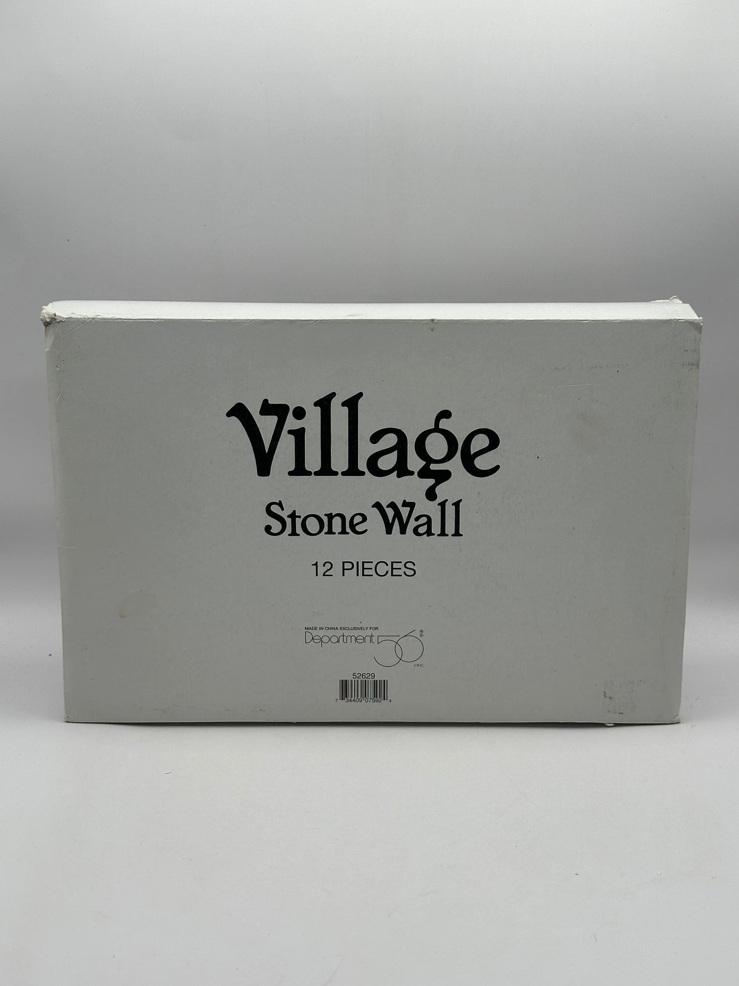 Dept 56 Village Accessories Stone Wall Set of 12