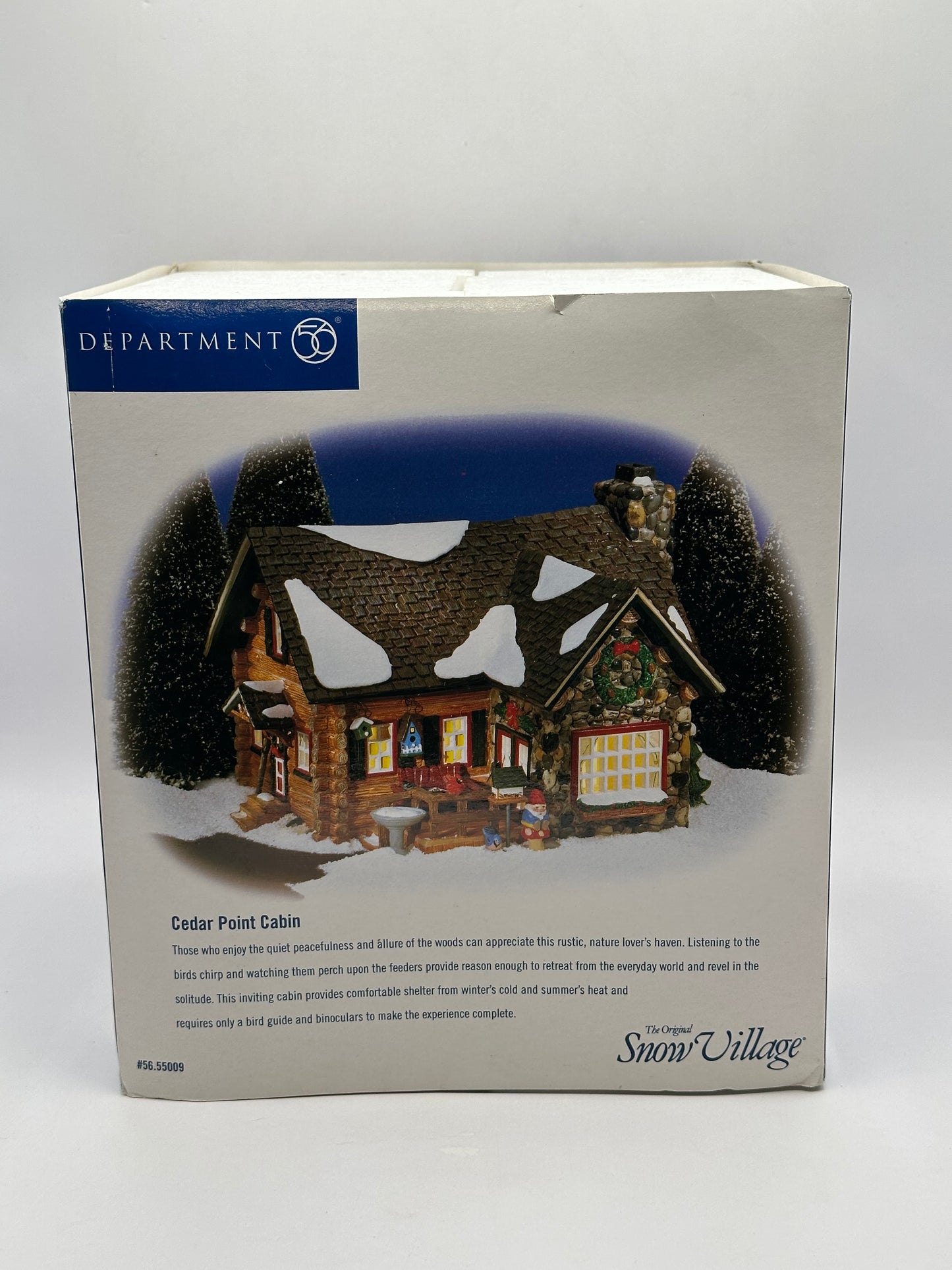 Department 56 - Cedar Point Cabin - Original Snow Village