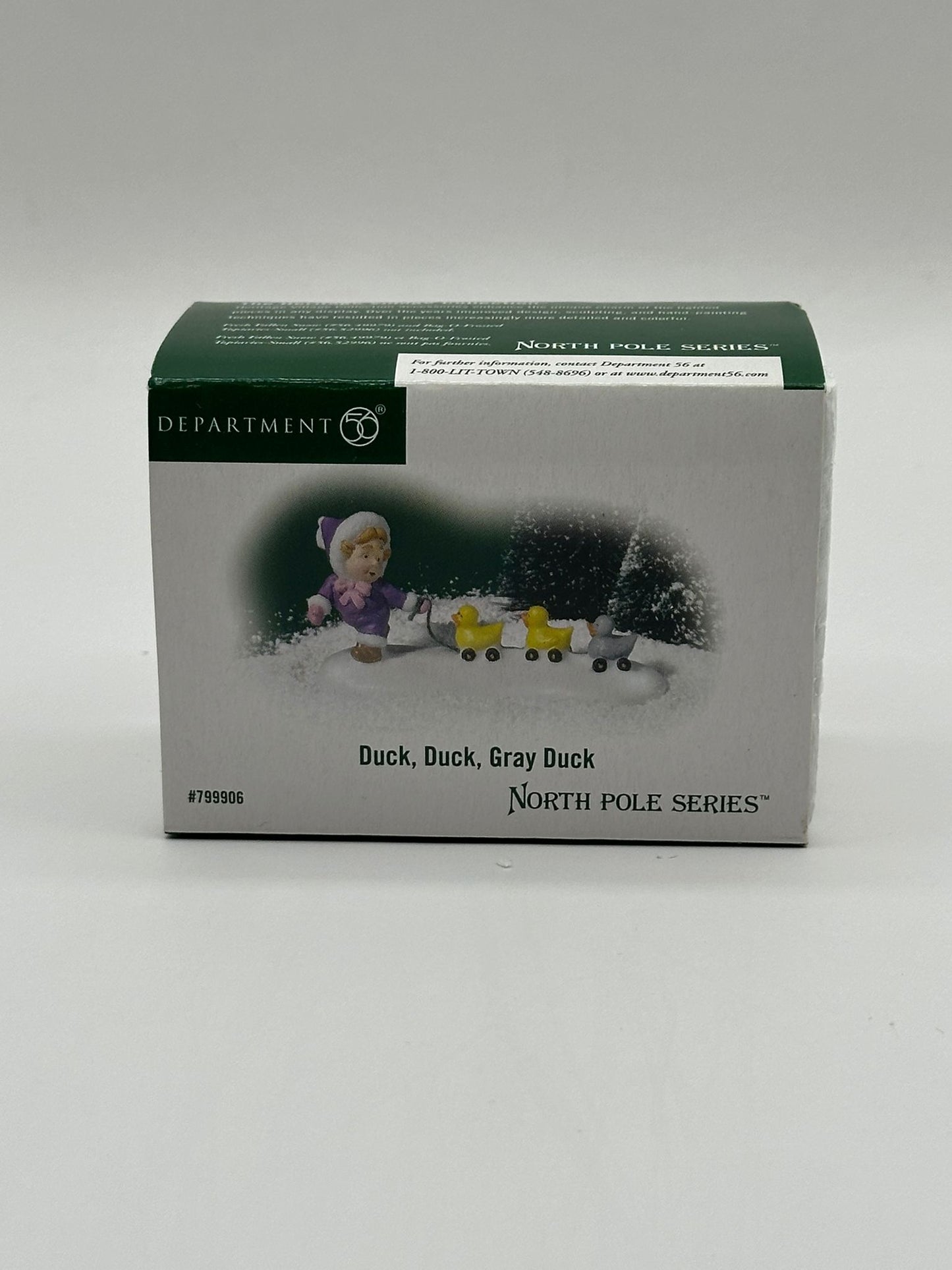 Department 56 - Duck, Duck, Gray Duck - North Pole Series