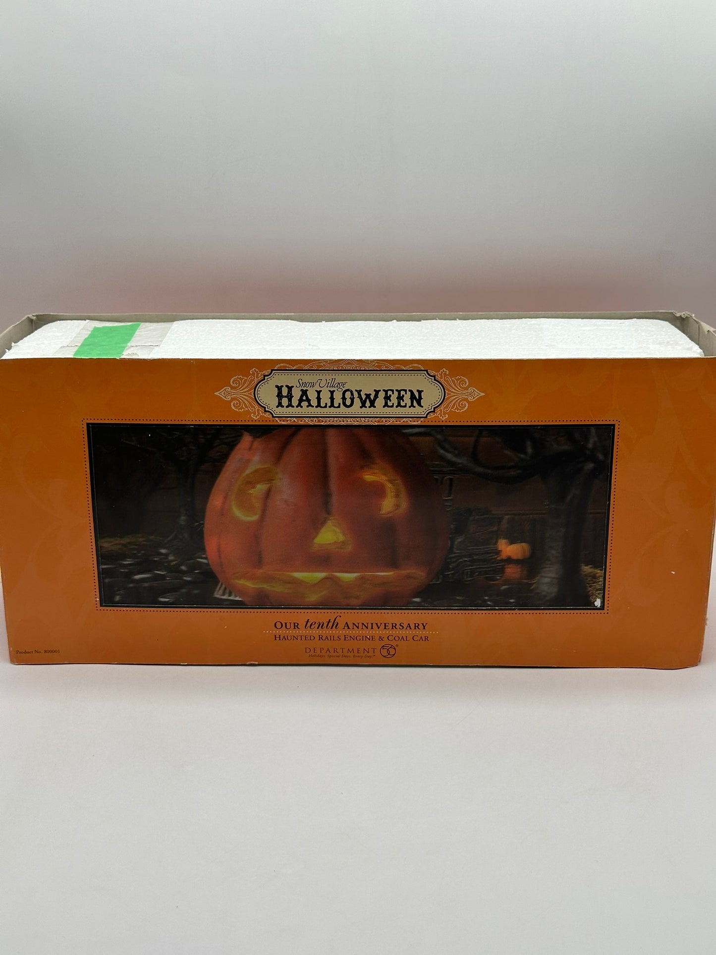 Department 56 - Haunted Rails Engine & Coal Car - Snow Village Halloween