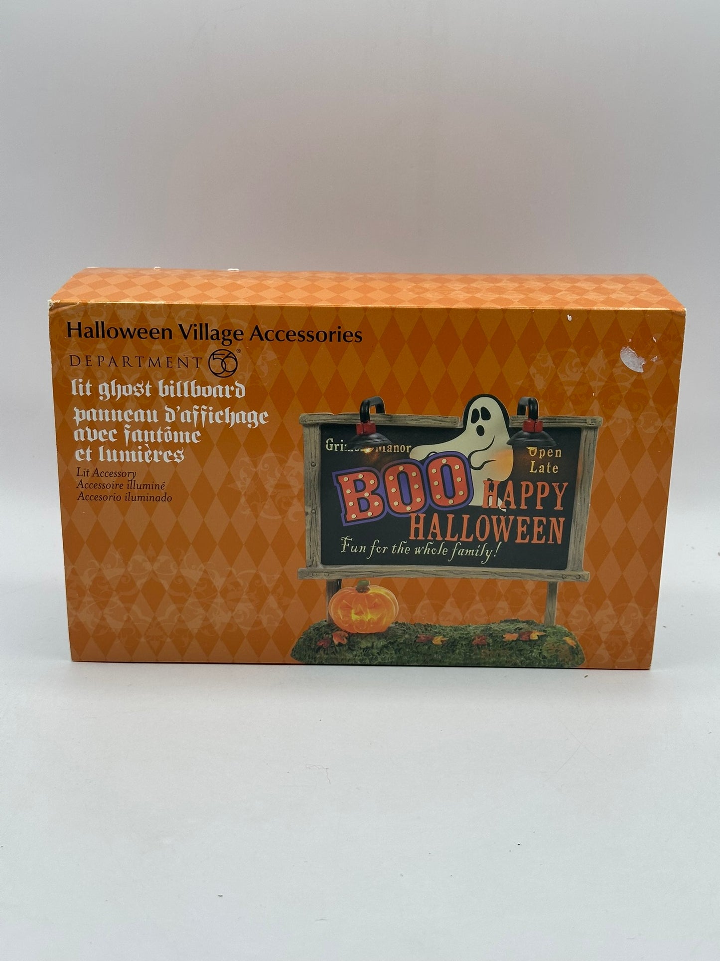 Department 56 - Lit Ghost Billboard - Snow Village Halloween