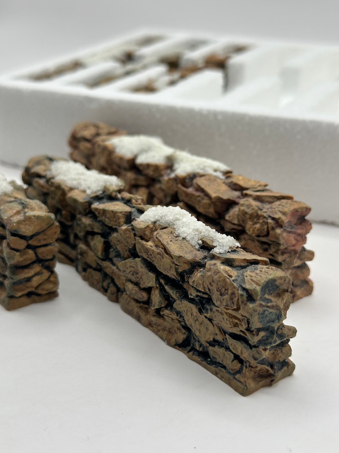 Department 56 - Village Stone Wall (Set of 6) - Village Accessories