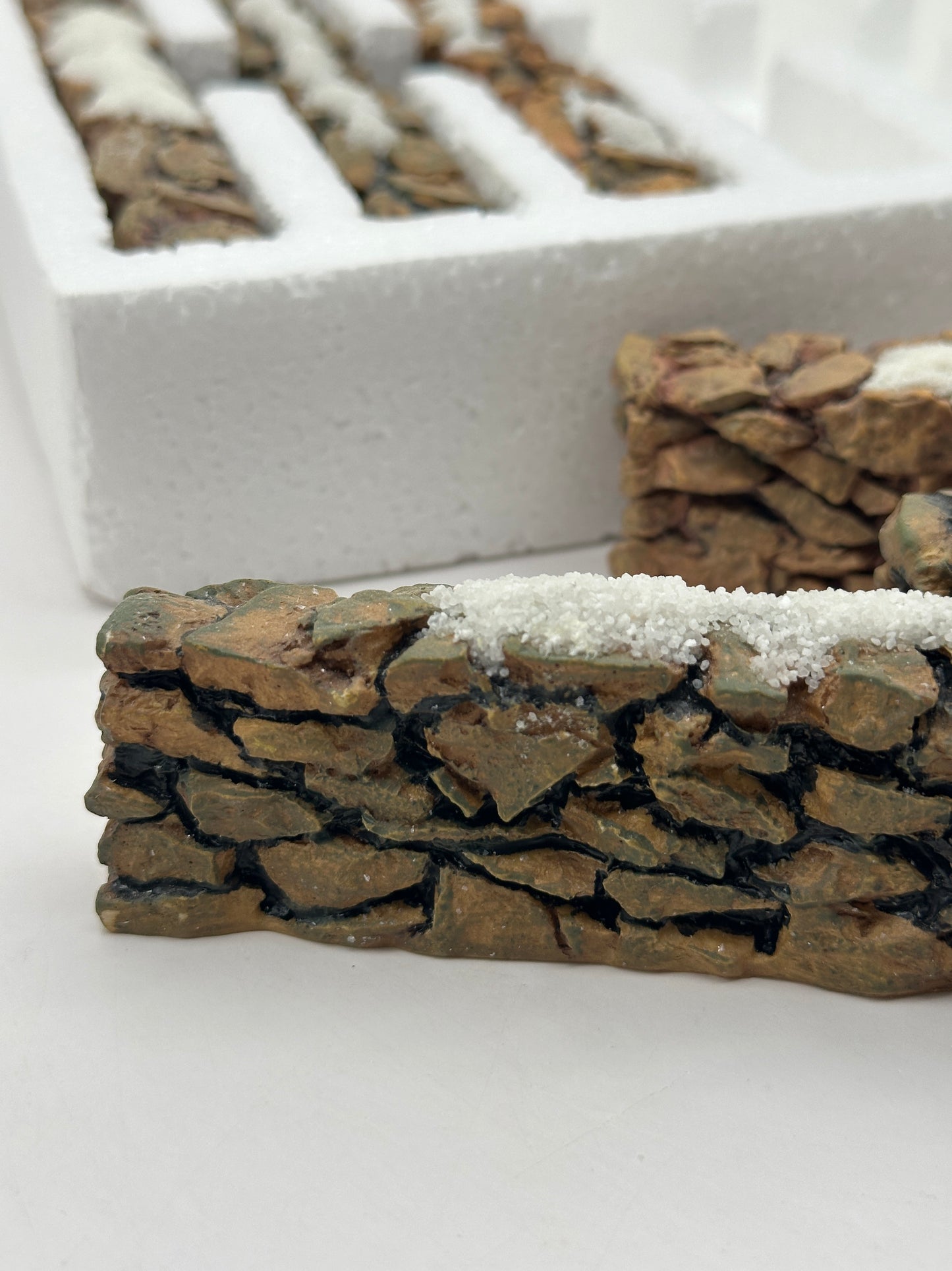 Department 56 - Village Stone Wall (Set of 6) - Village Accessories