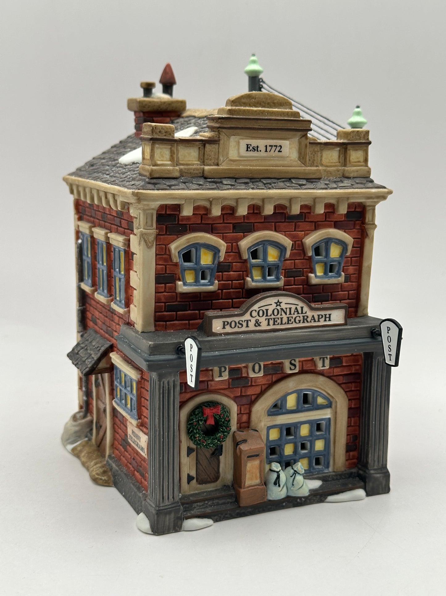 Department 56 - Colonial Post & Telegraph - New England Village