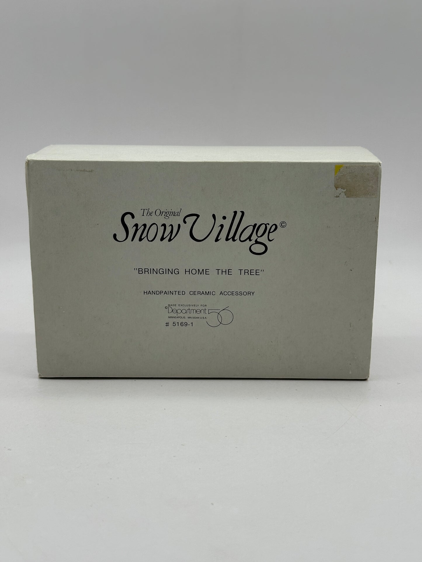 Department 56 - Bringing Home The Tree - Original Snow Village