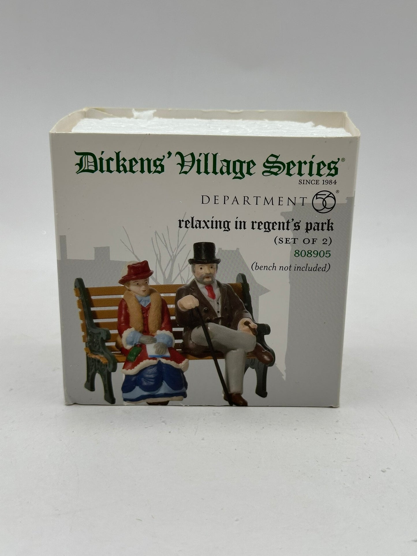 Department 56 - Relaxing In Regent's Park (Set of 2) - Dickens' Village