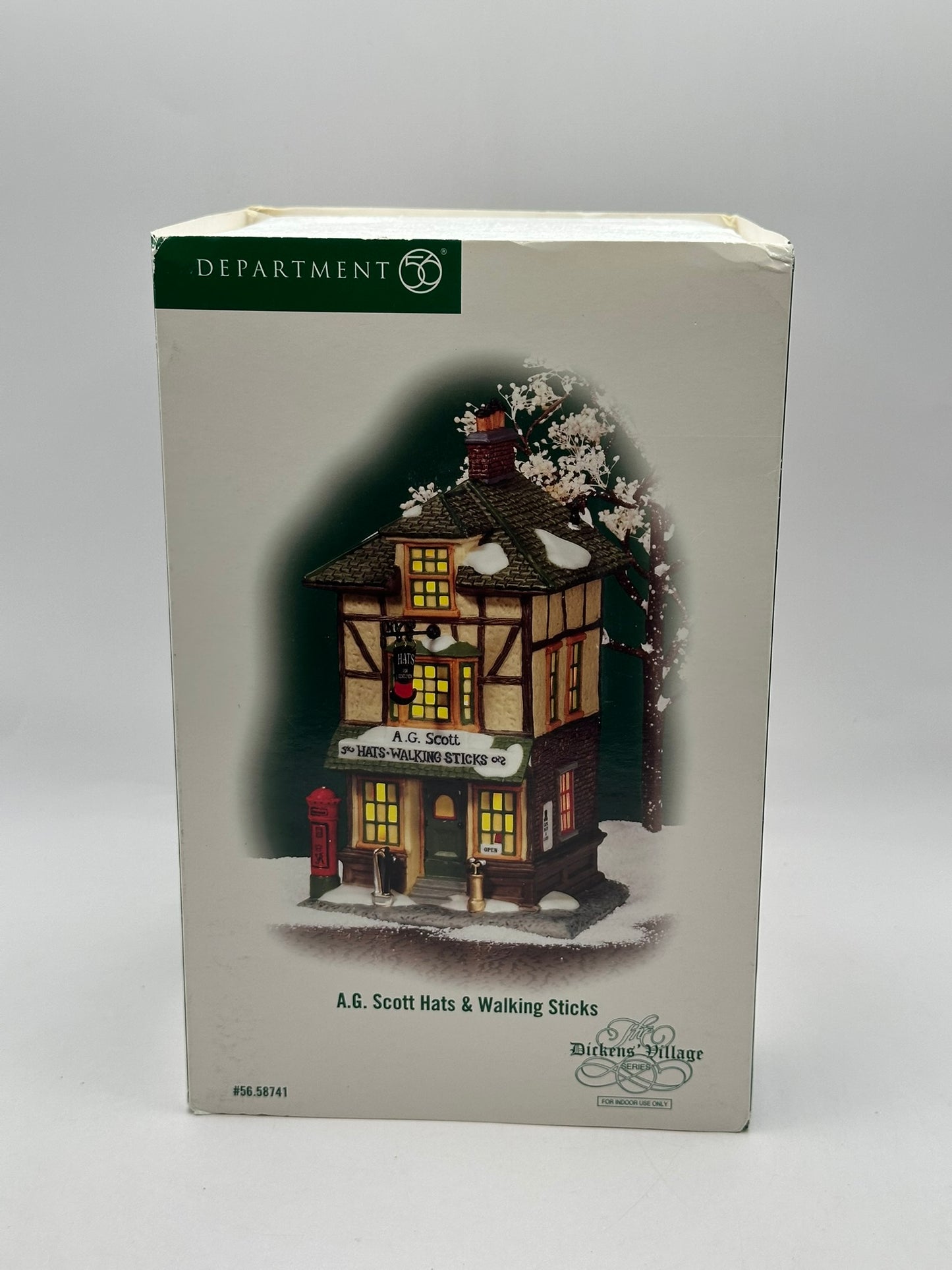 Department 56 - A.G. Scott Hats & Walking Sticks - Dickens' Village