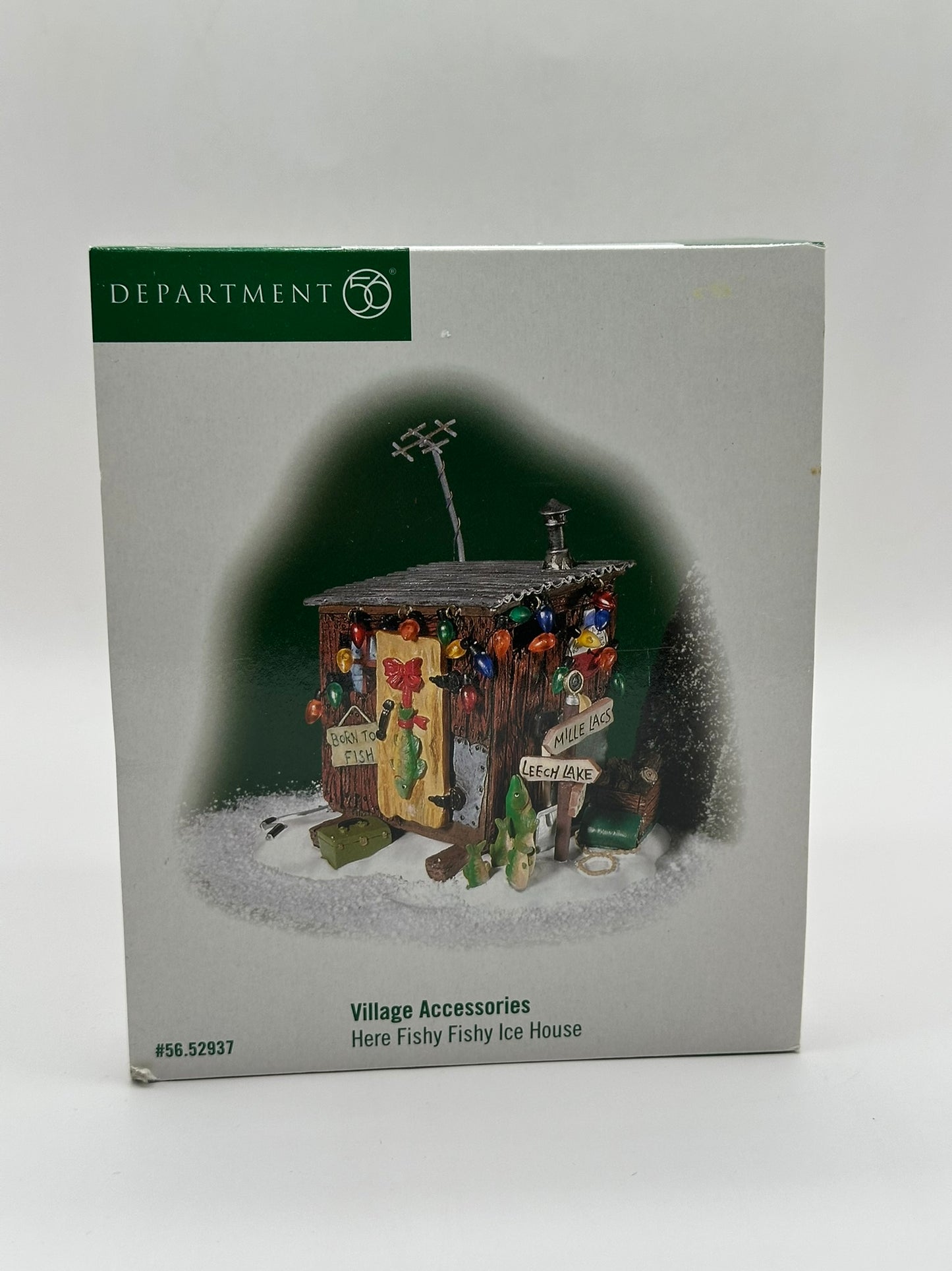 Department 56 - Here Fishy Fishy Ice House - Village Accessories