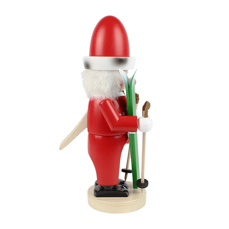 Steinbach Nutcracker - Chubby Skiing Santa 12.6"