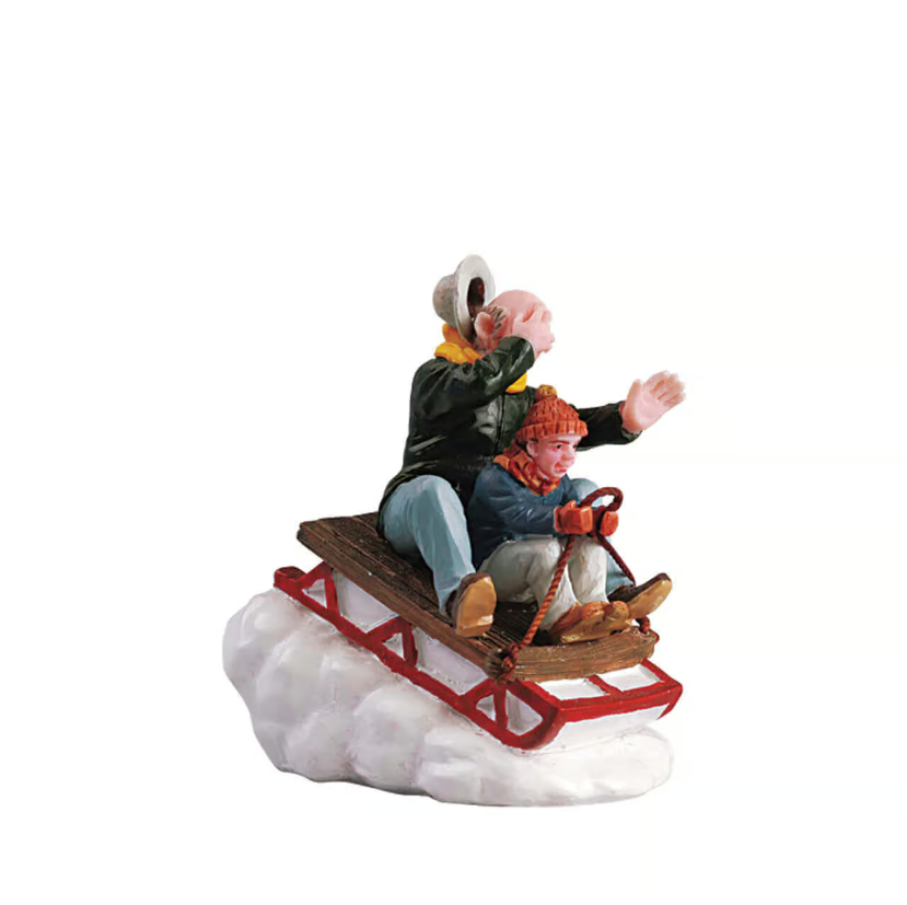 Lemax - Sledding With Gramps