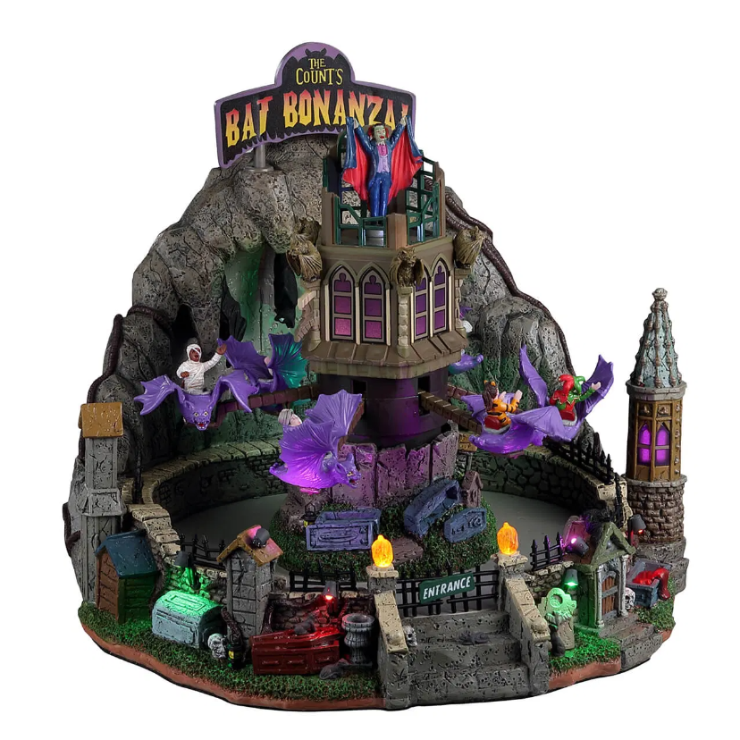 Lemax Spooky Town - The Count's Bat Bonanza