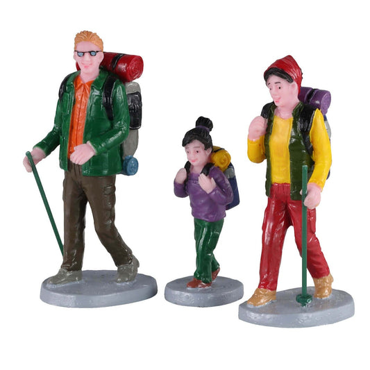 Lemax Family Trek, Set of 3 - Christmas village figurine
