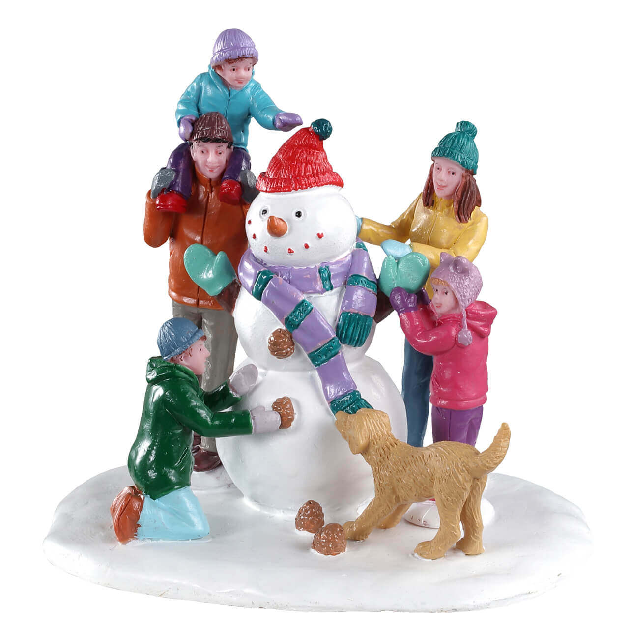 Lemax Snowman Teamwork - Vail Village Christmas village table accent