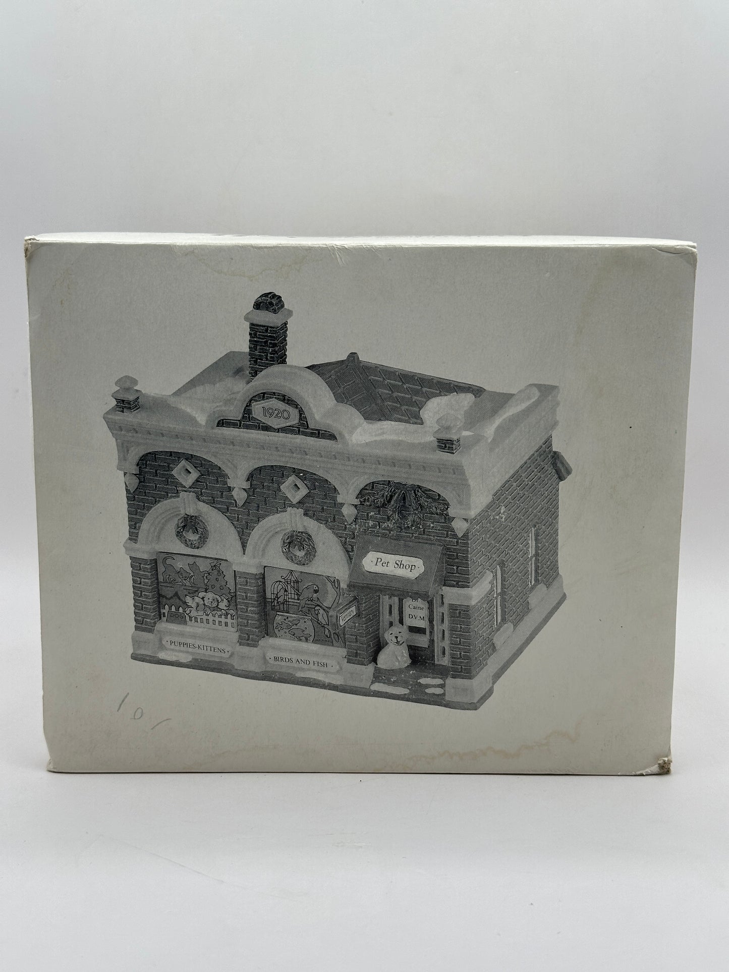 Department 56 - Village Vet & Pet Shop - Original Snow Village