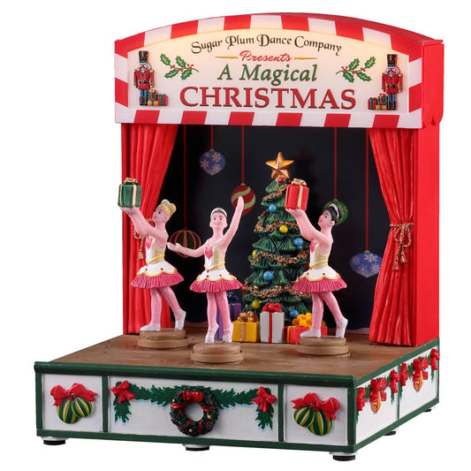 Lemax Sugar Plum Dance Company - Christmas village animated village piece