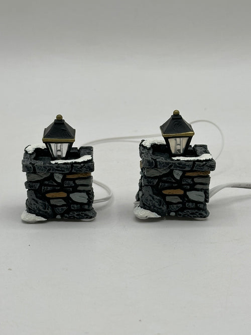 Department 56 - Limestone Lamps - Village Accessories