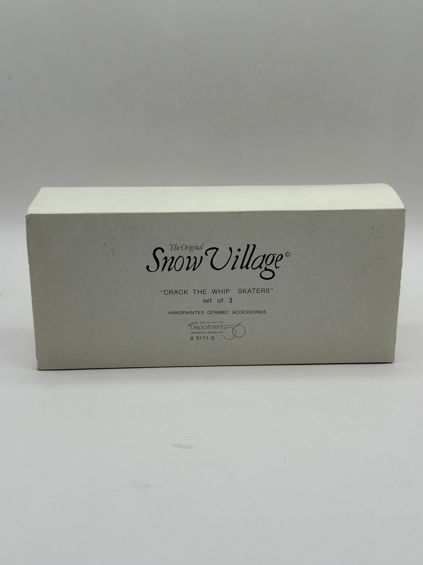 Department 56 - Crack the Whip Skaters - Original Snow Village