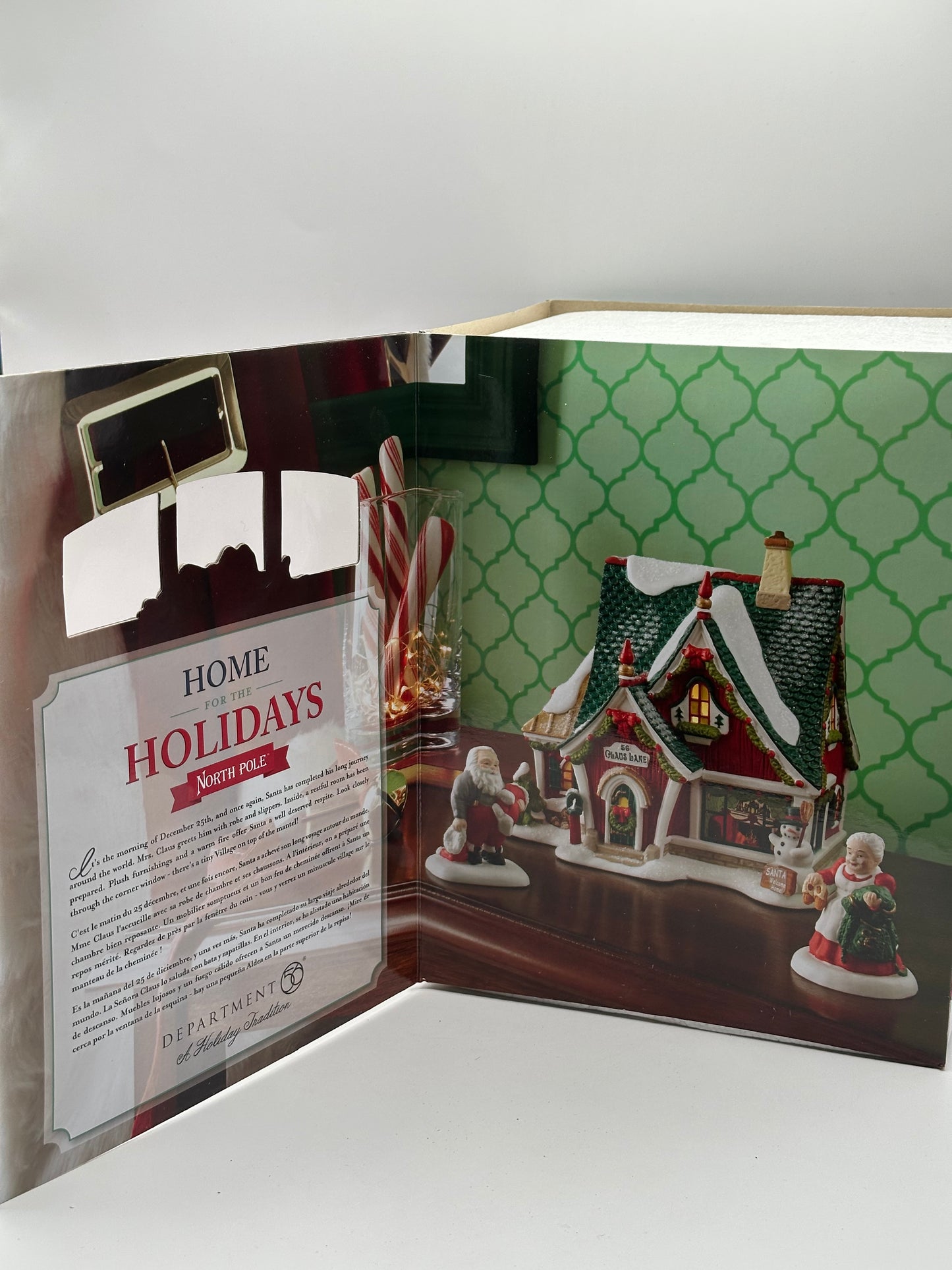 Dept 56 North Pole Home For The Holidays (Signed by Artist)