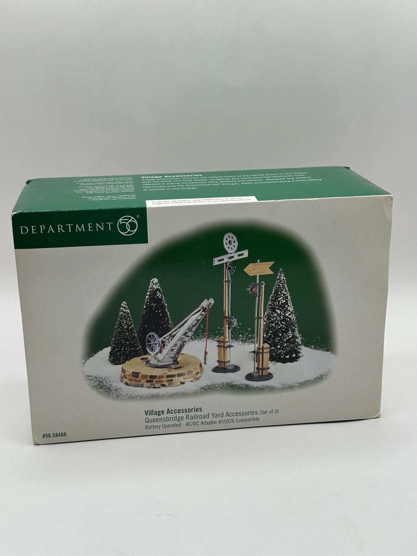 Department 56 - Queensbridge Railwoad Yard Accessories - Village Accessories