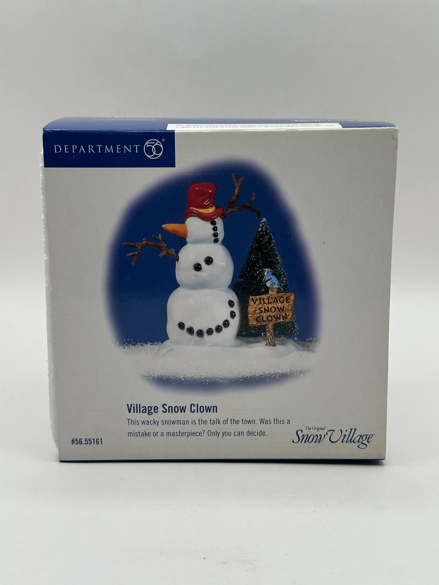 Department 56 - Village Snow Clown - Original Snow Village