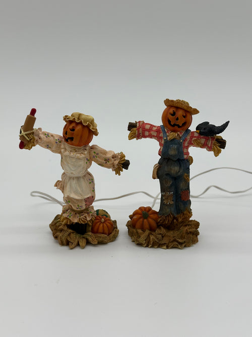 Department 56 - Lighted Halloween Scarecrows - Halloween