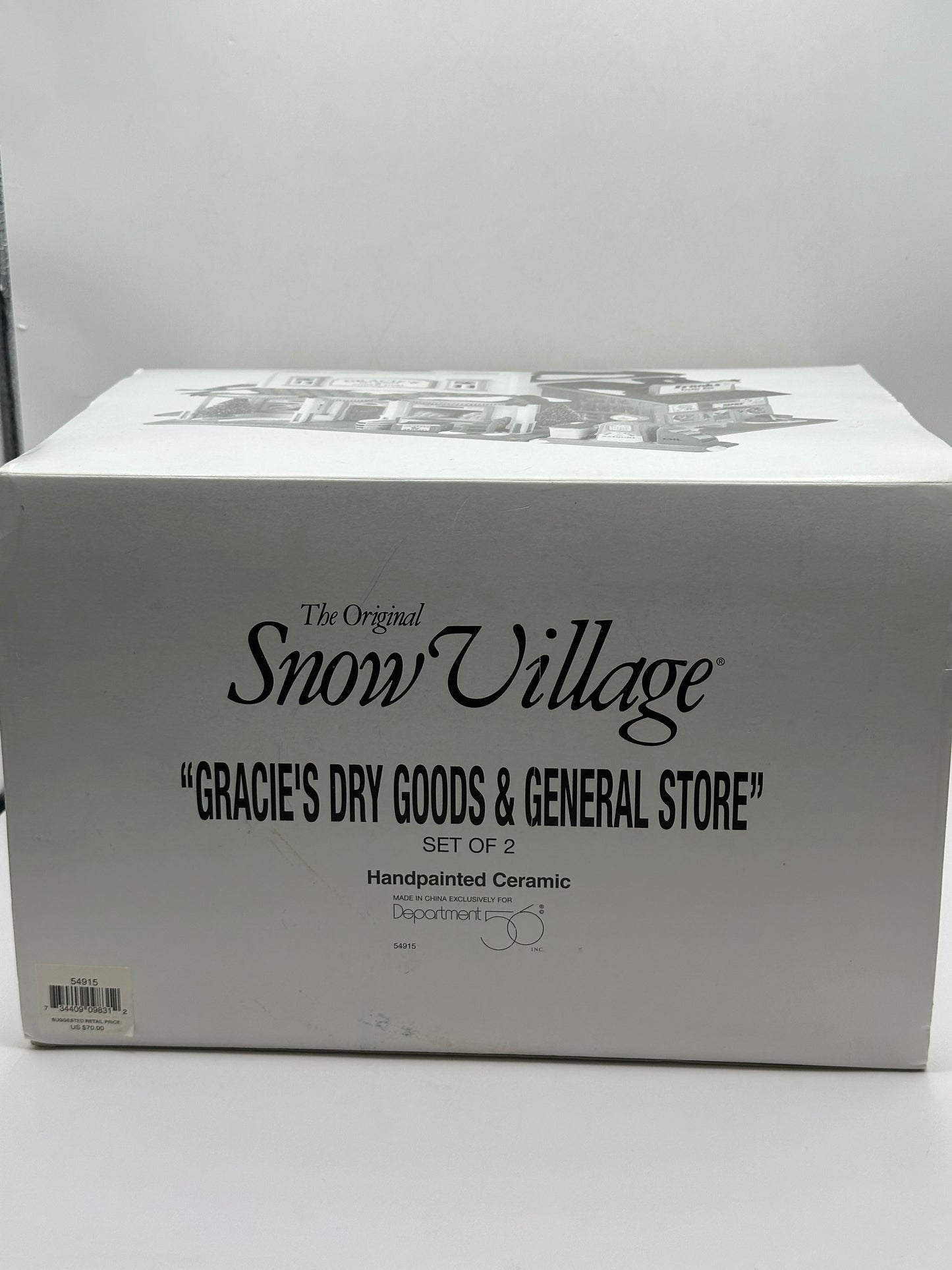 Department 56 - Gracie's Dry Goods & General Store - Original Snow Village
