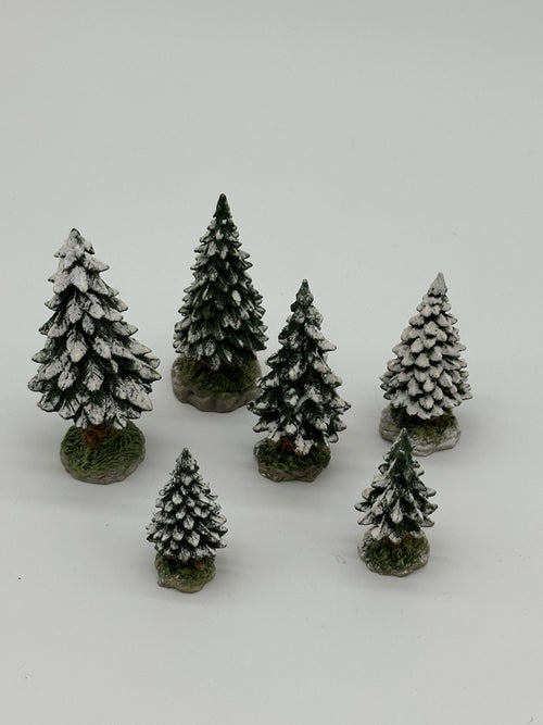Department 56 - Snowy Evergreens (Small) - Village Accessories